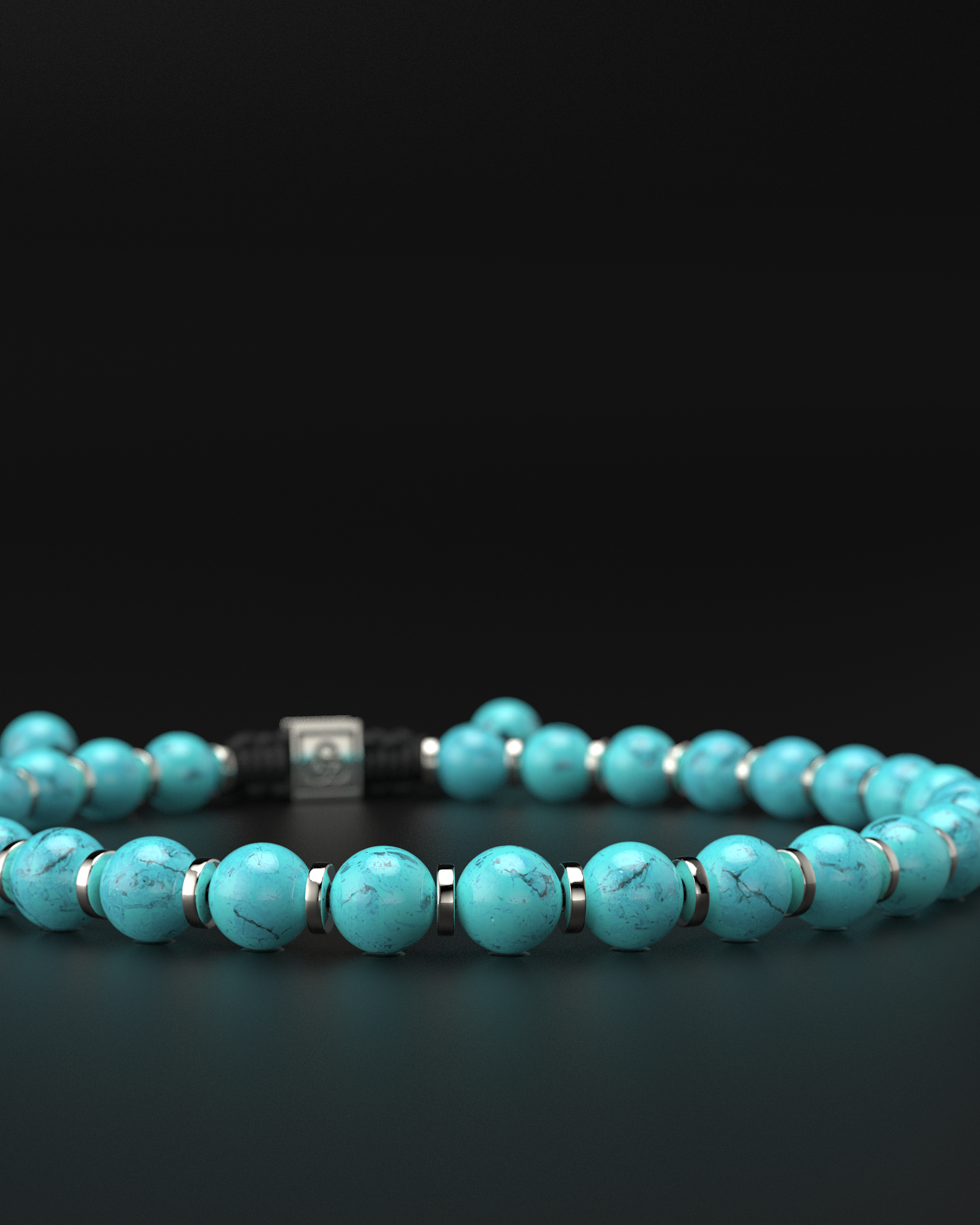 Turquoise Bracelet 6mm | Prayer