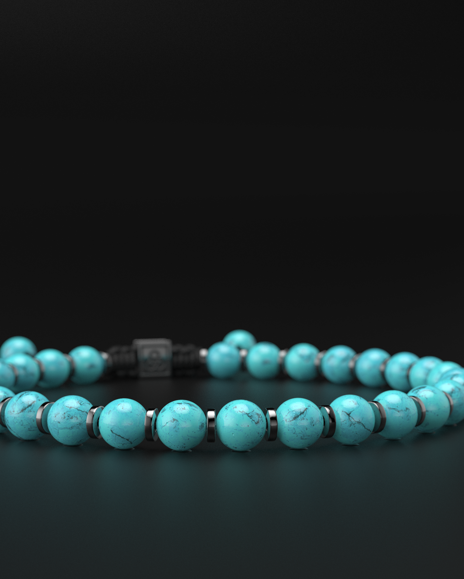 Turquoise Bracelet 6mm | Prayer