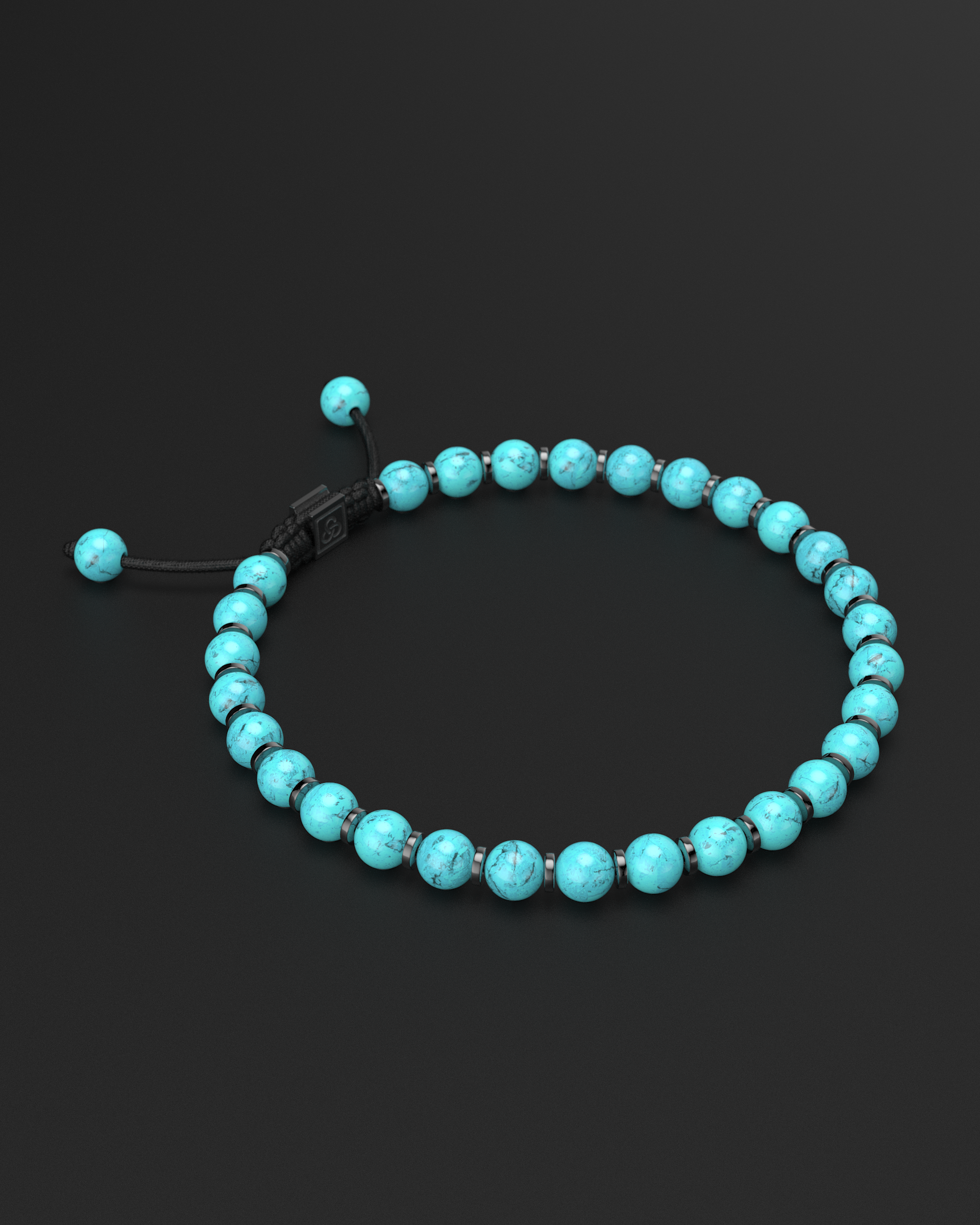 Turquoise Bracelet 6mm | Prayer