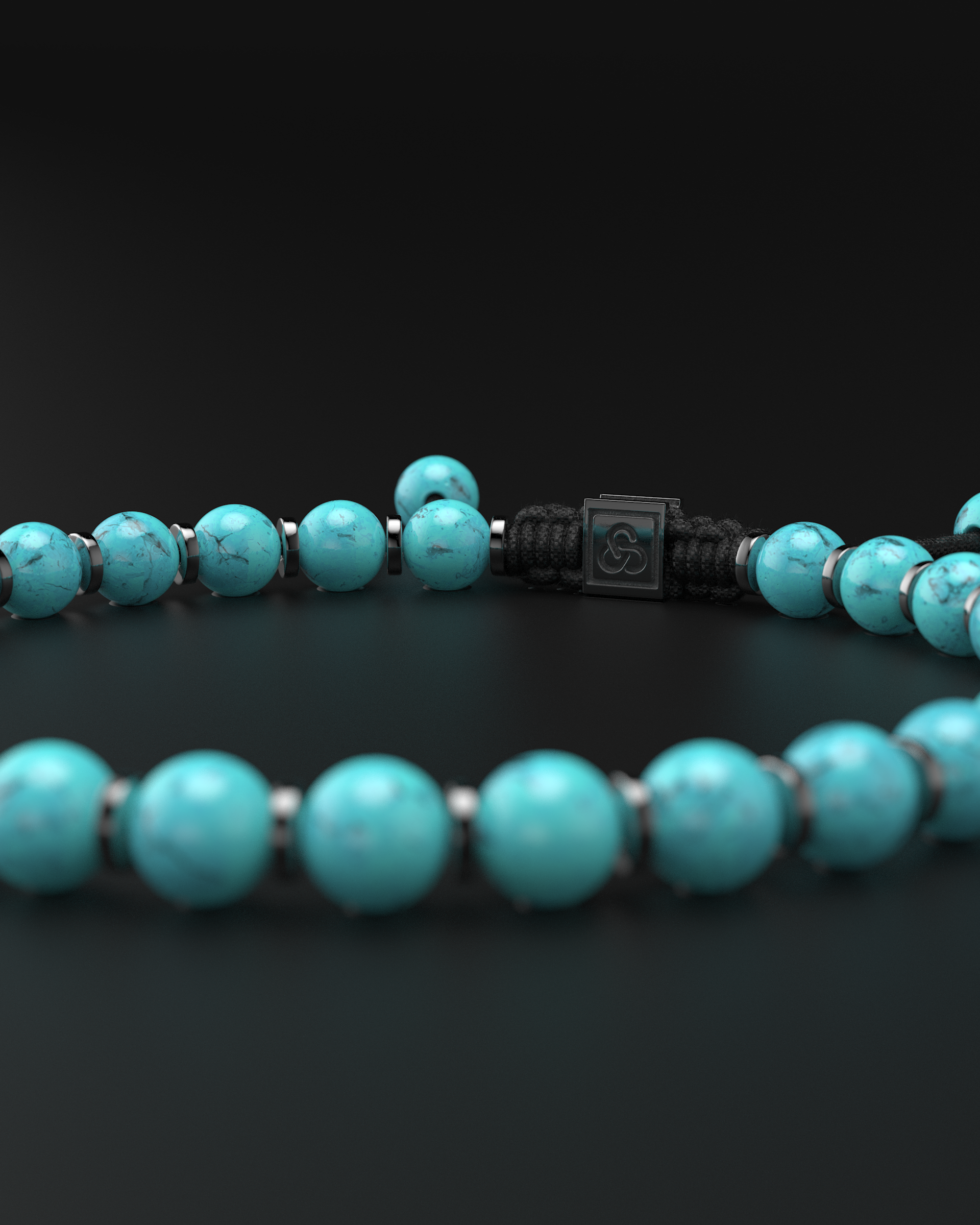 Turquoise Bracelet 6mm | Prayer