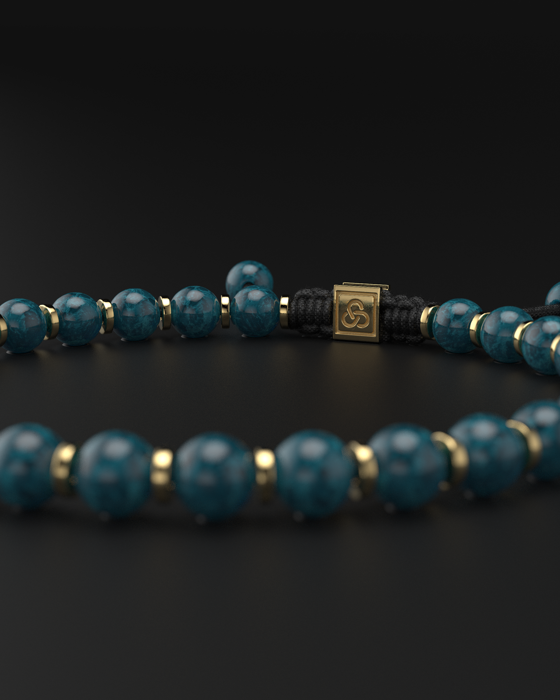 Pulsera de jade rojo de 8 mm | Oración