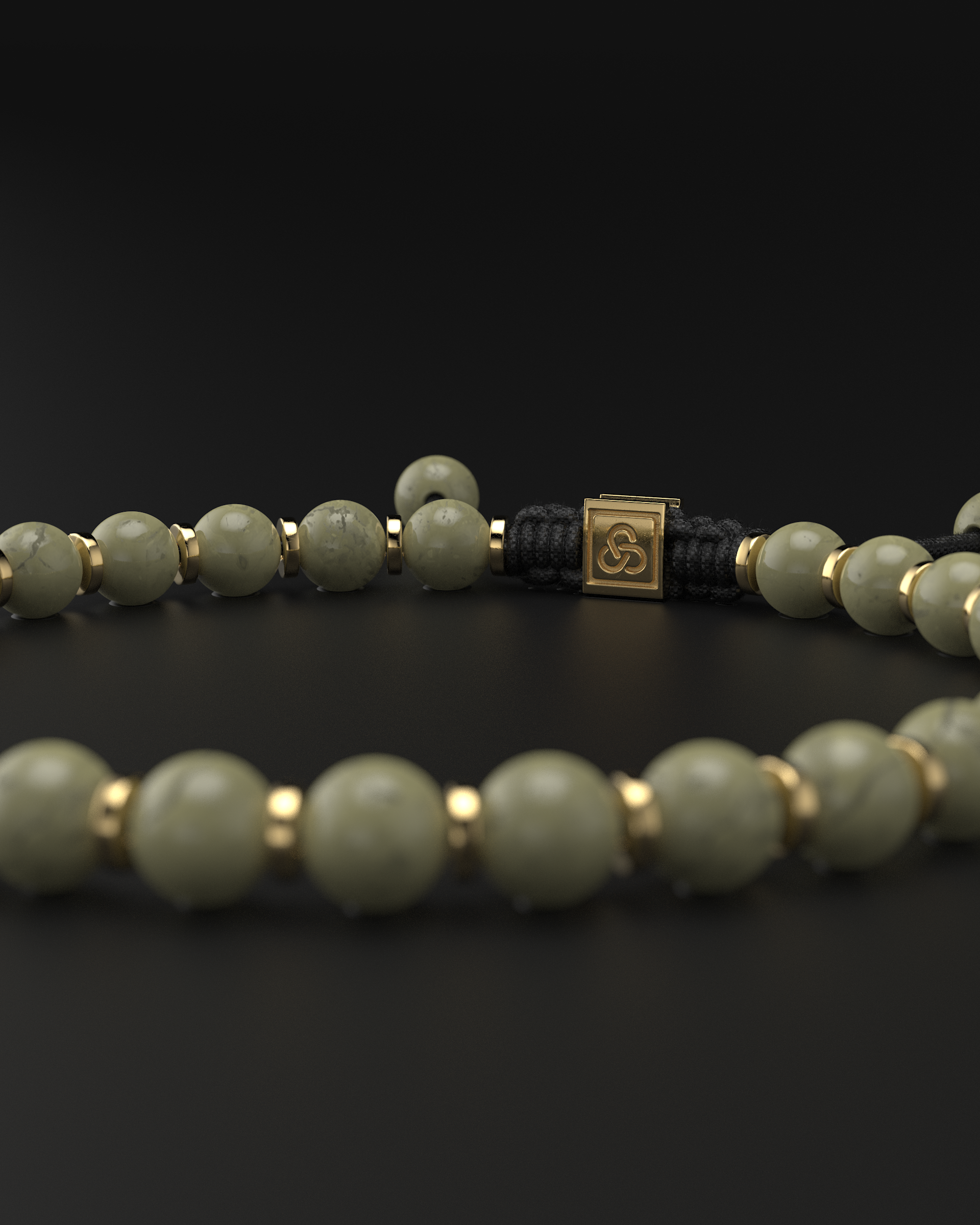 Pulsera de jade rojo de 8 mm | Oración