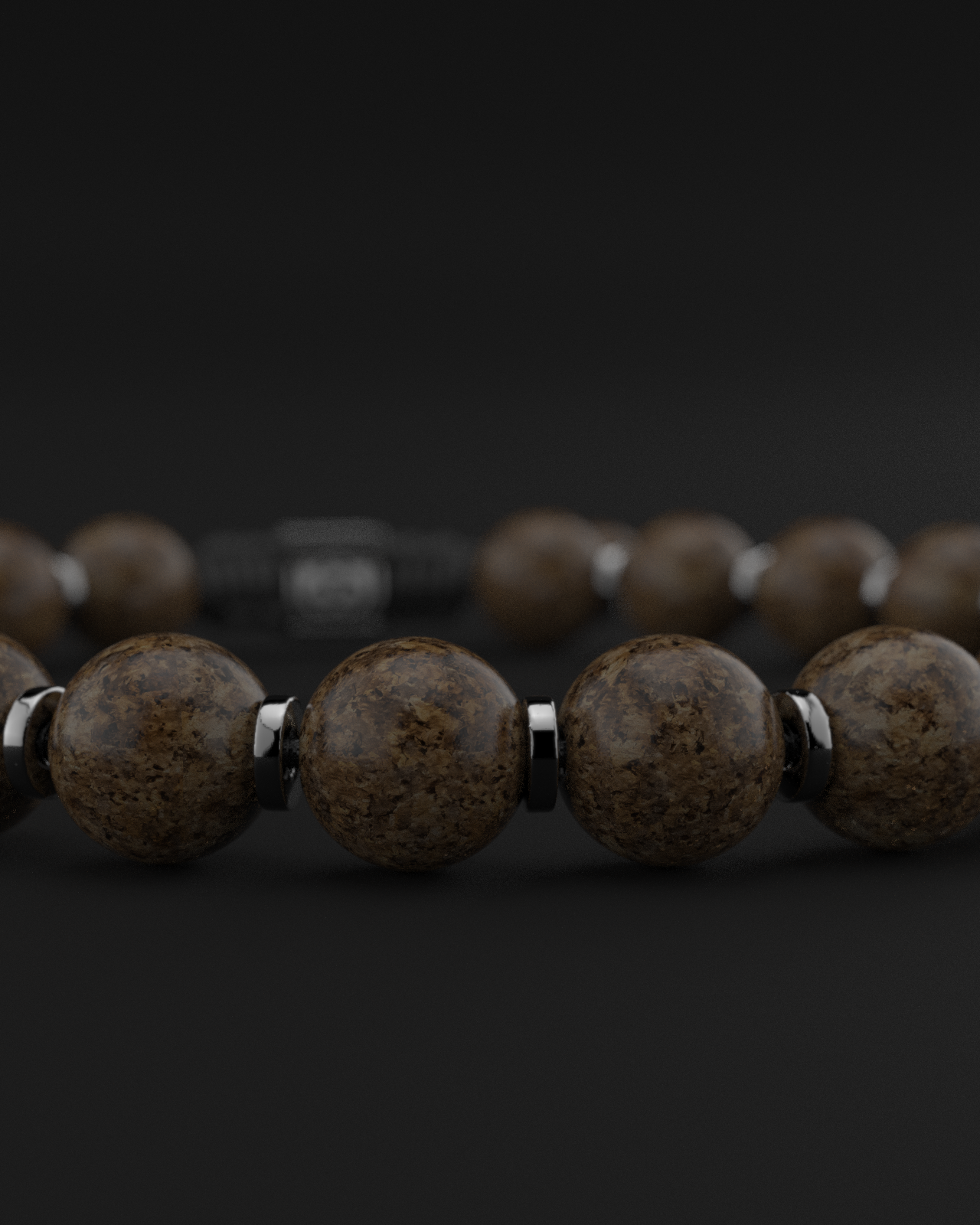 Bronzite Bracelet 8mm | Prayer