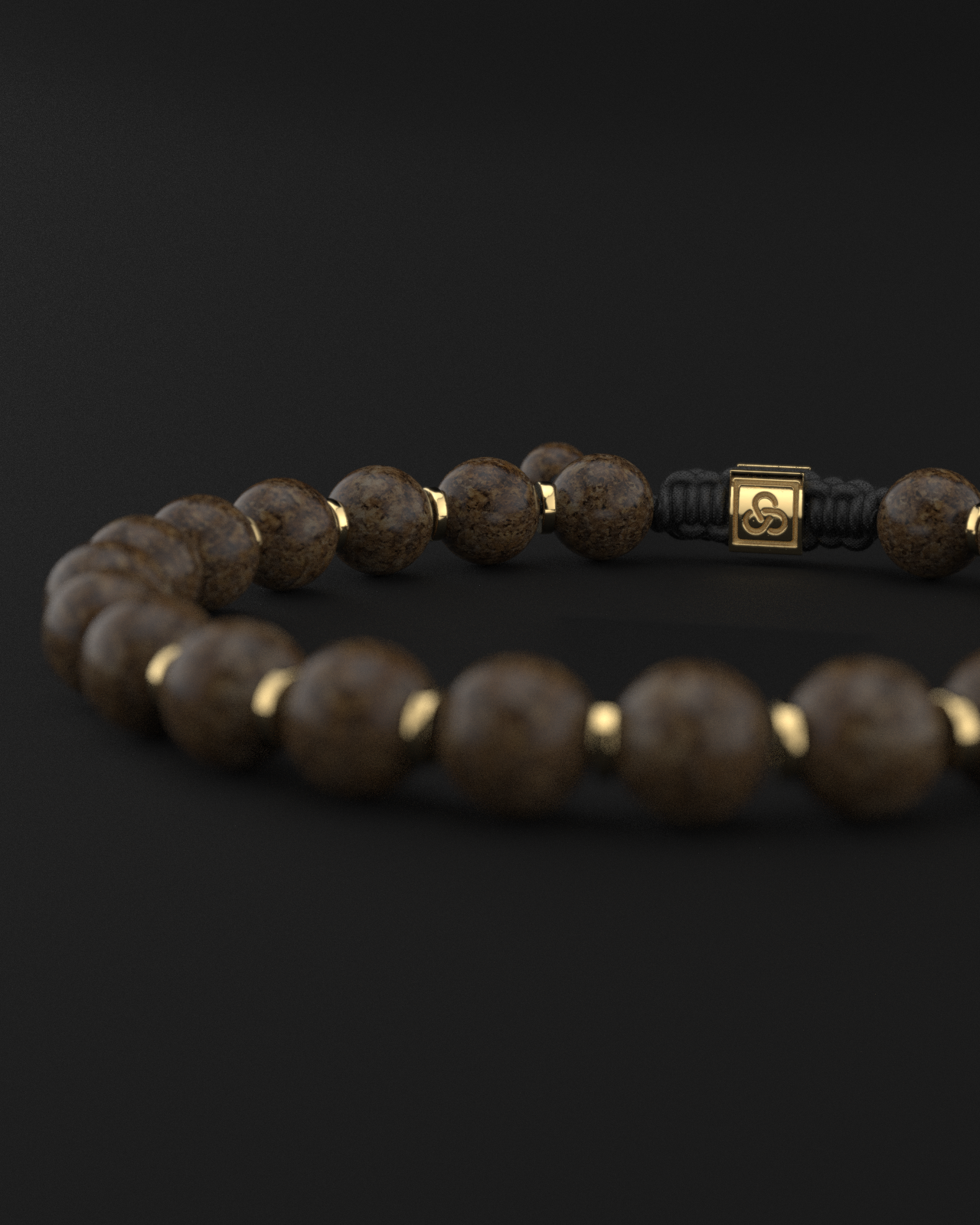 Bronzite Bracelet 8mm | Prayer