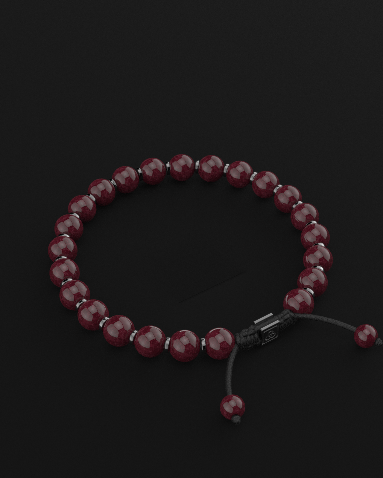 Red Garnet Bracelet 8mm | Prayer