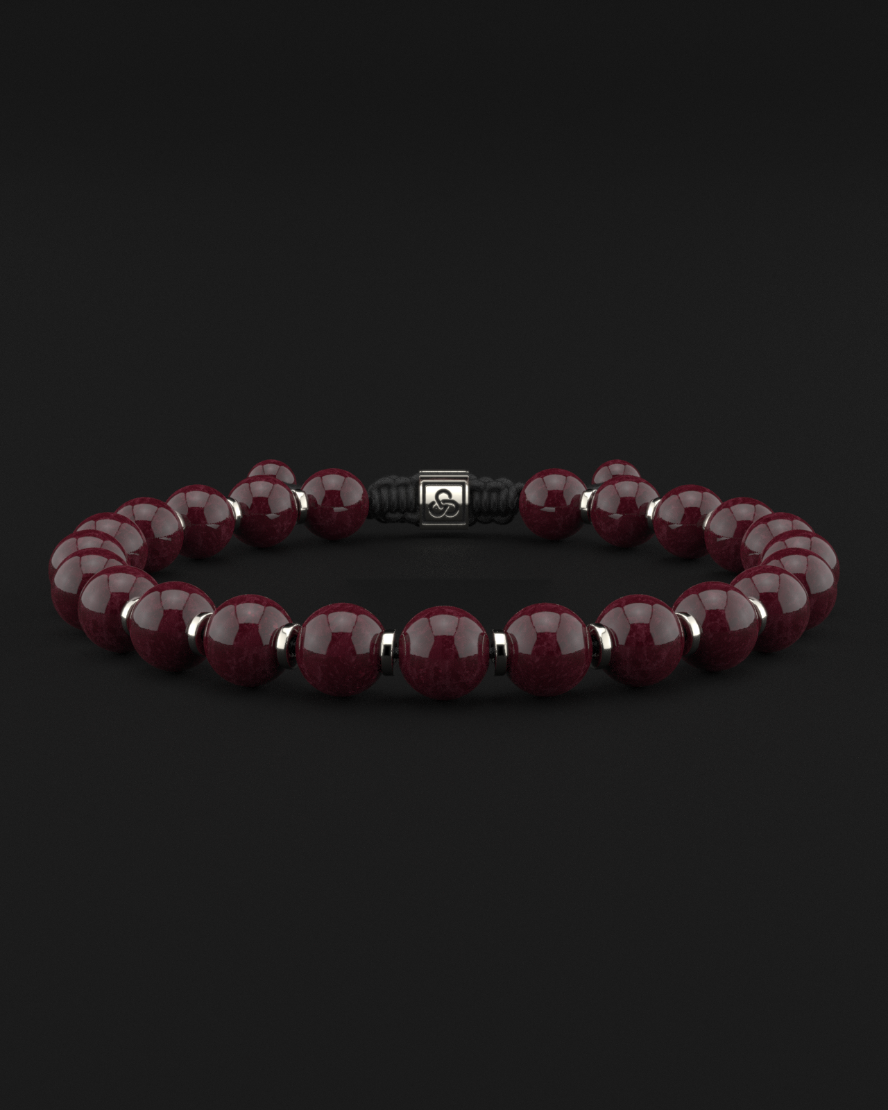 Red Garnet Bracelet 8mm | Prayer