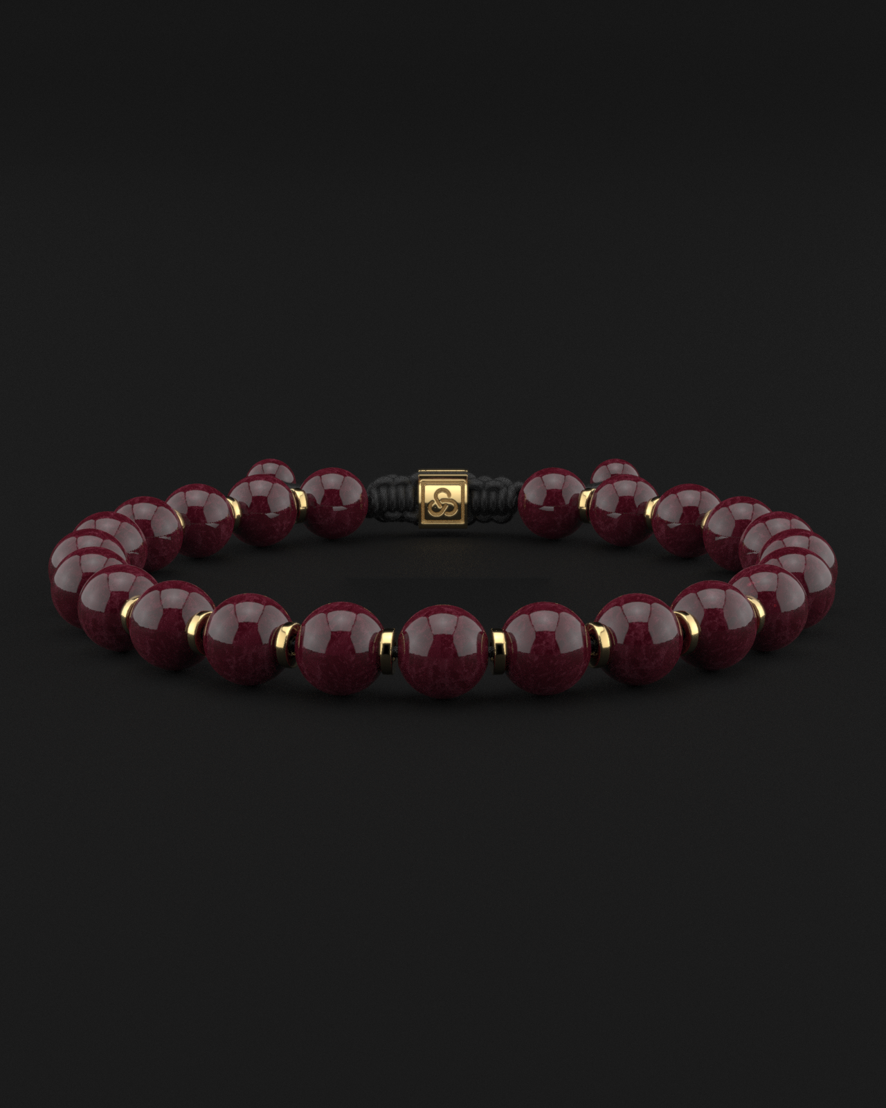 Red Garnet Bracelet 8mm | Prayer