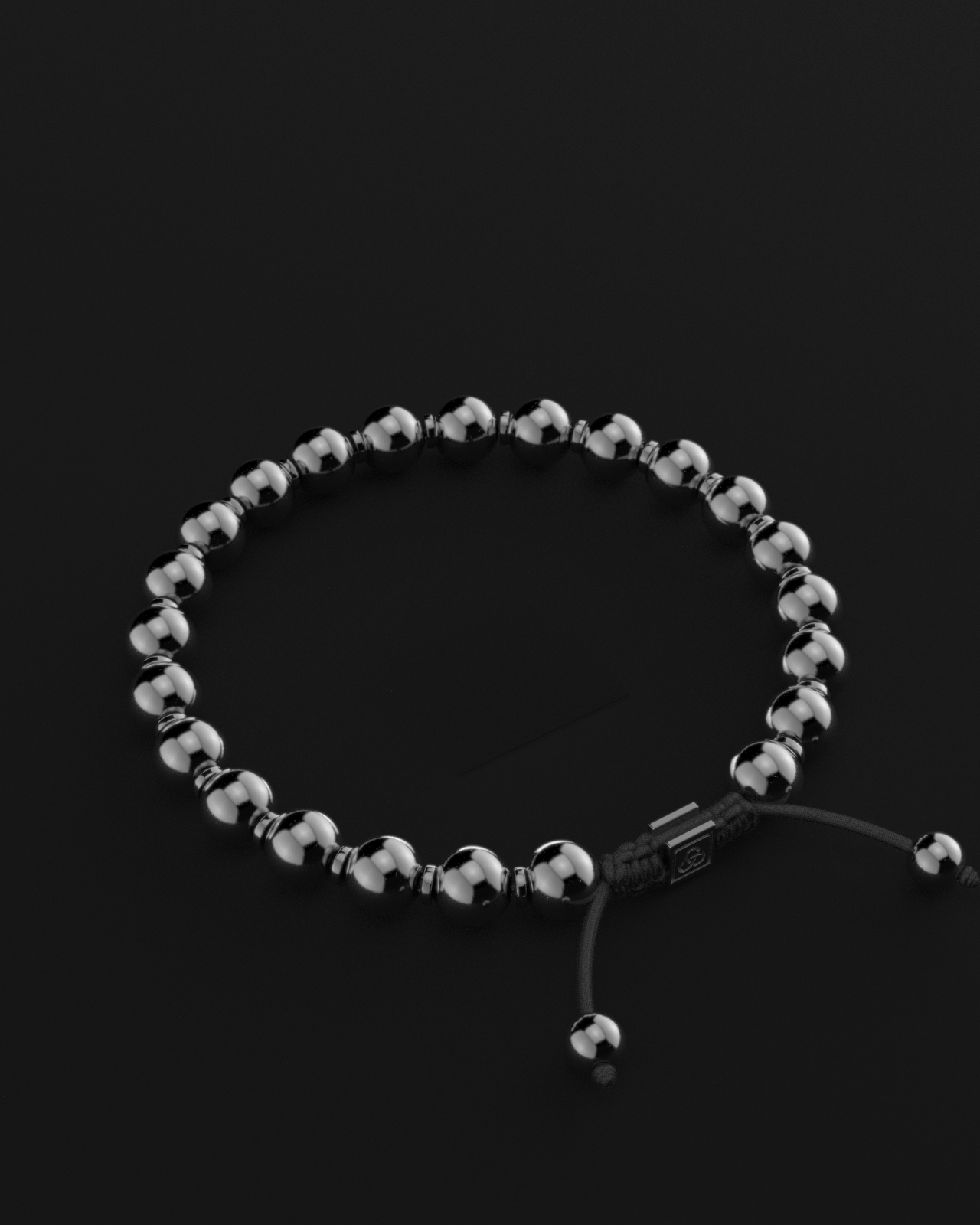 Bracciale in ematite 8 mm | Preghiera