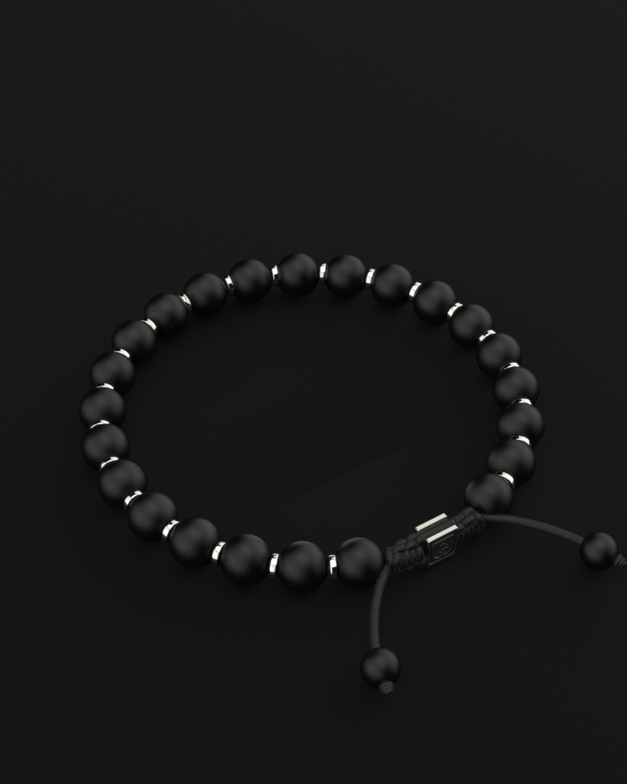 Onyx Matte Bracelet 8mm | Prayer