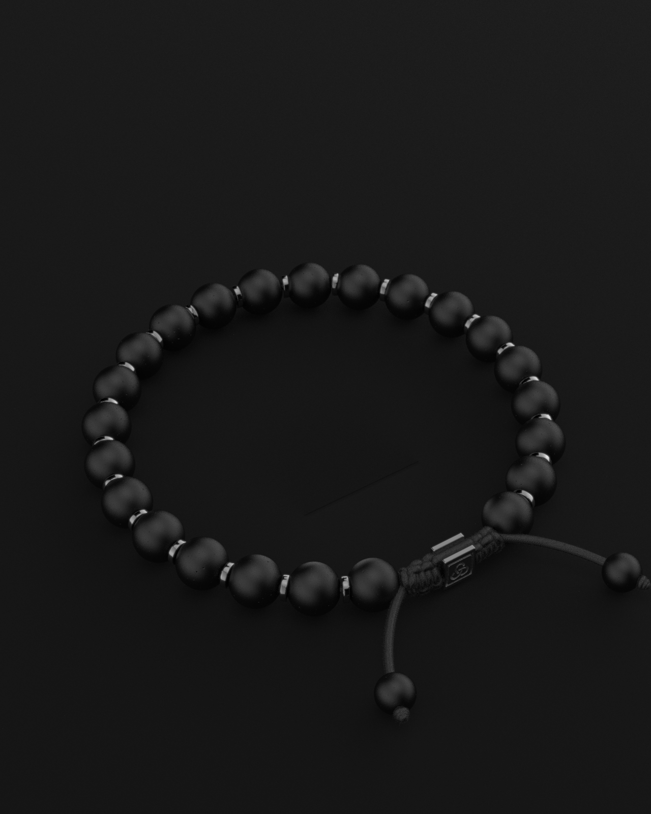 Onyx Matte Bracelet 8mm | Prayer