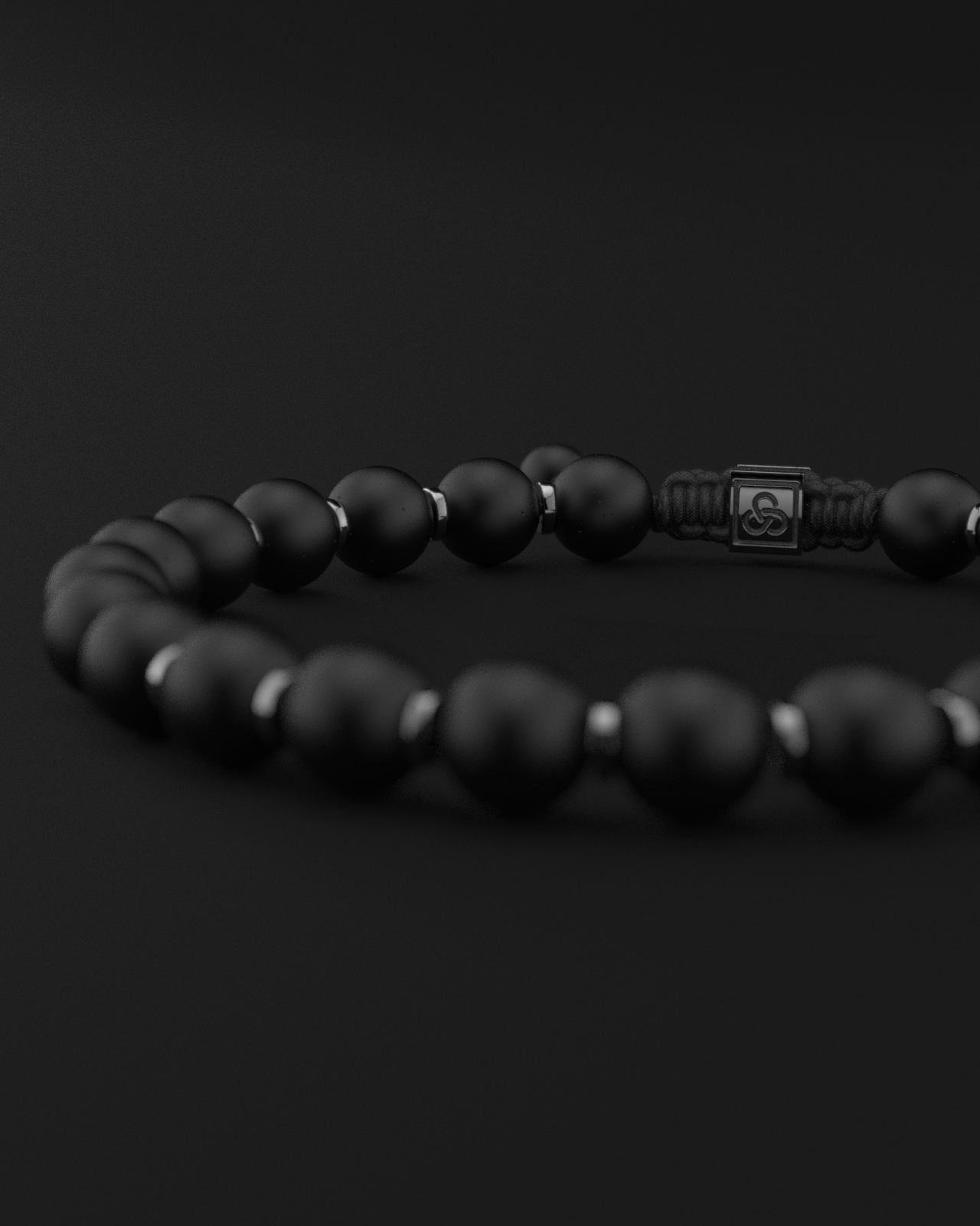 Onyx Matte Bracelet 8mm | Prayer