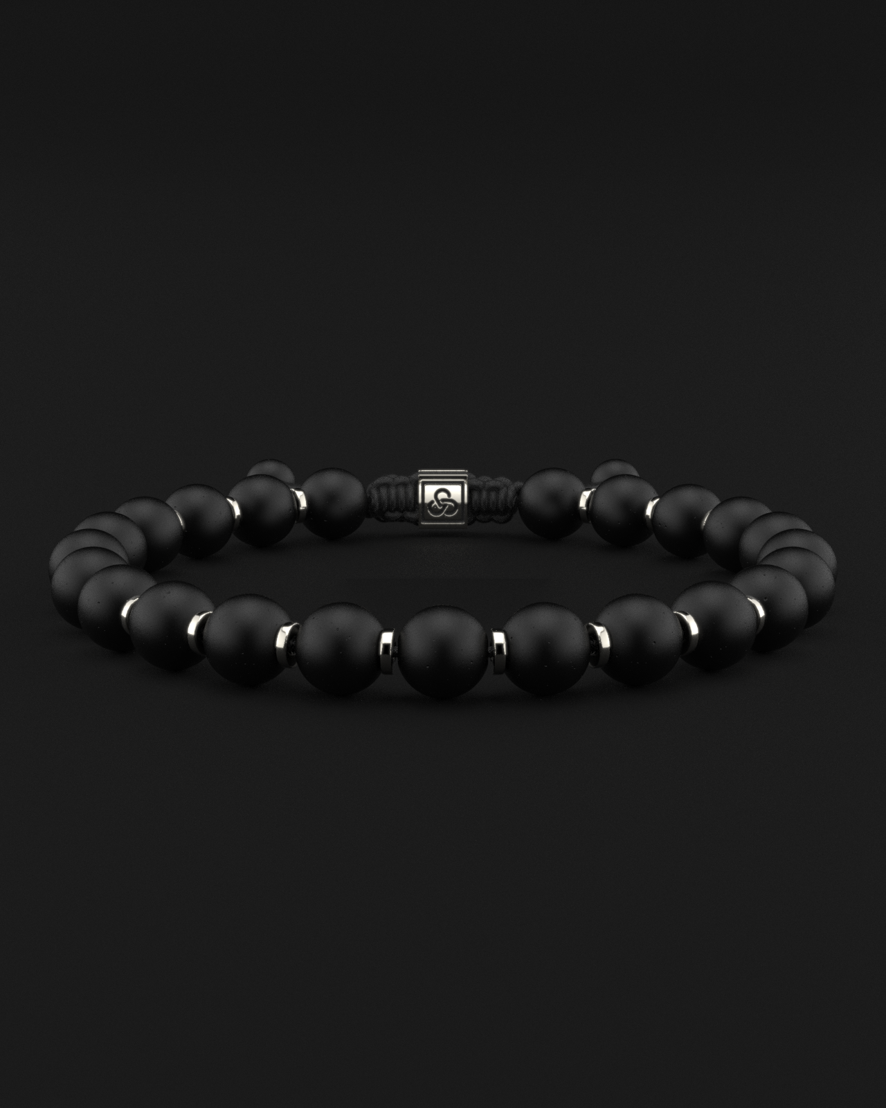 Onyx Matte Bracelet 8mm | Prayer