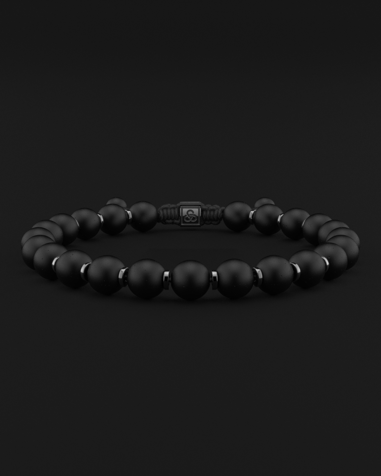 Onyx Matte Bracelet 8mm | Prayer