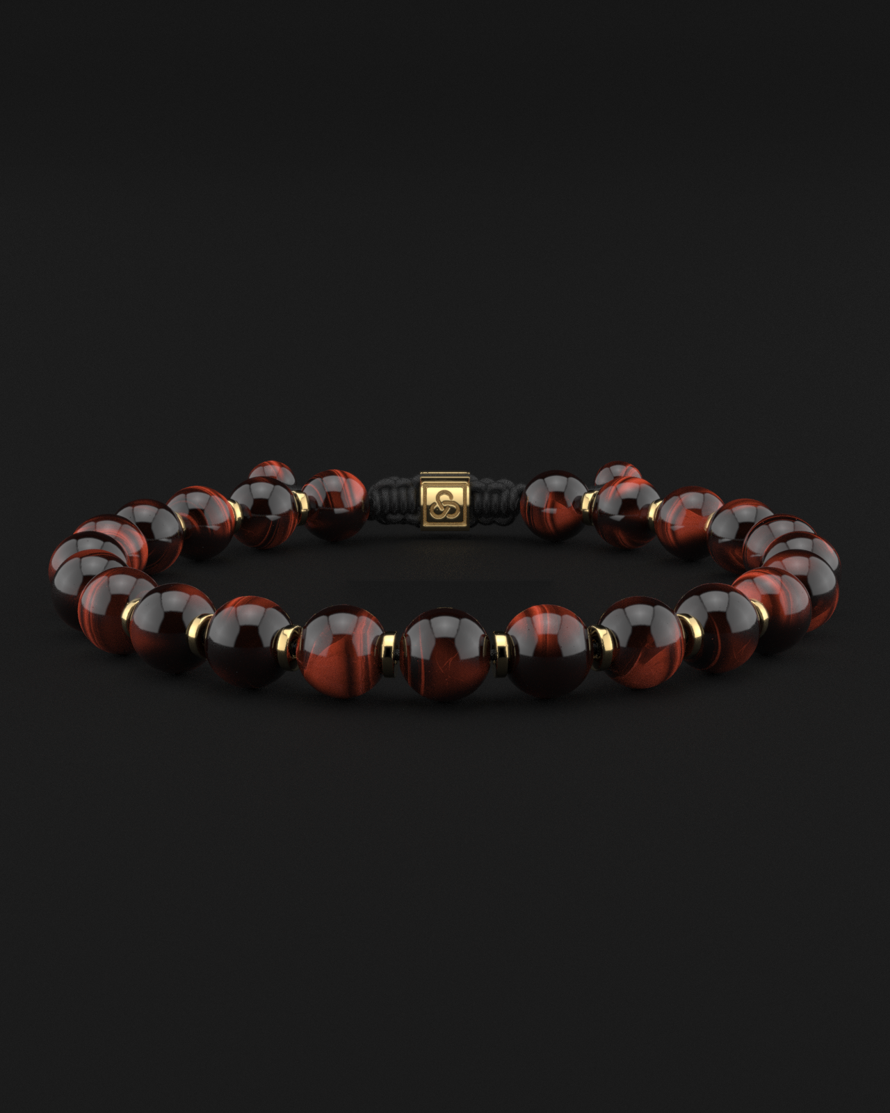 Red Tiger Eye Bracelet 8mm | Prayer