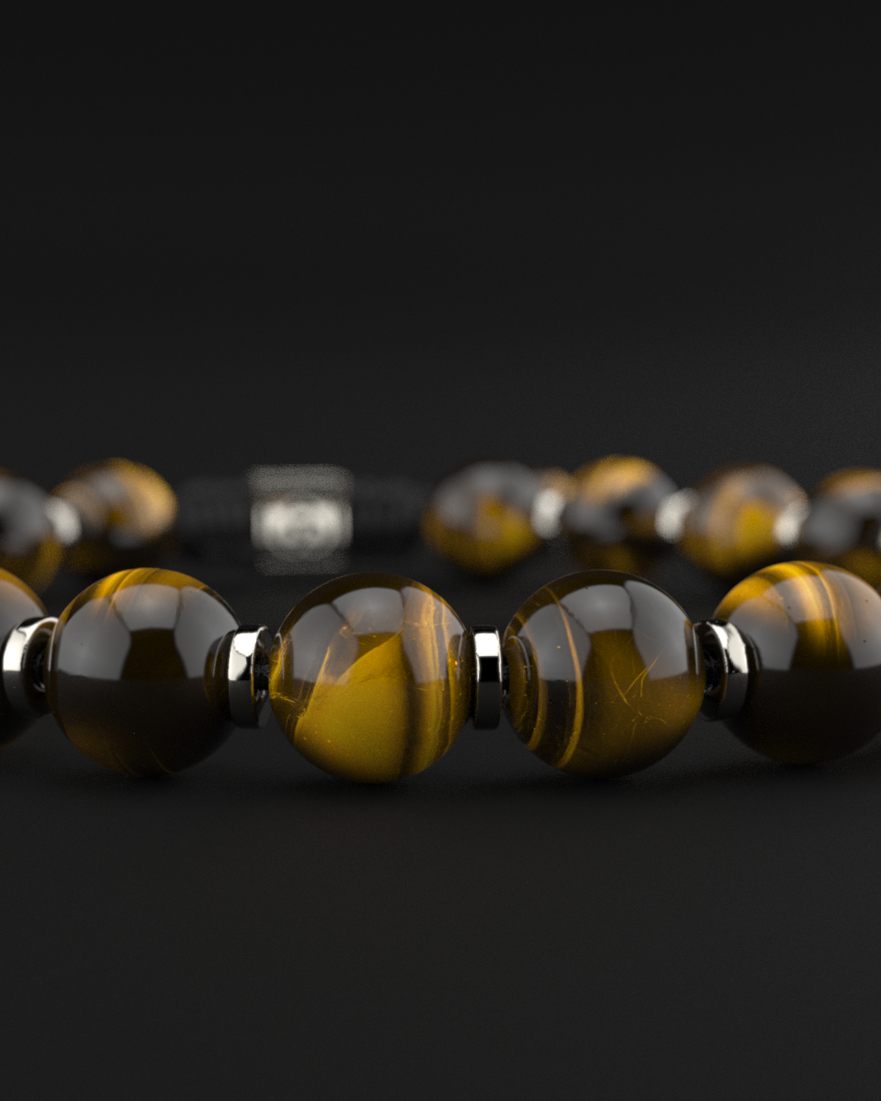 Tiger Eye Bracelet 8mm | Prayer