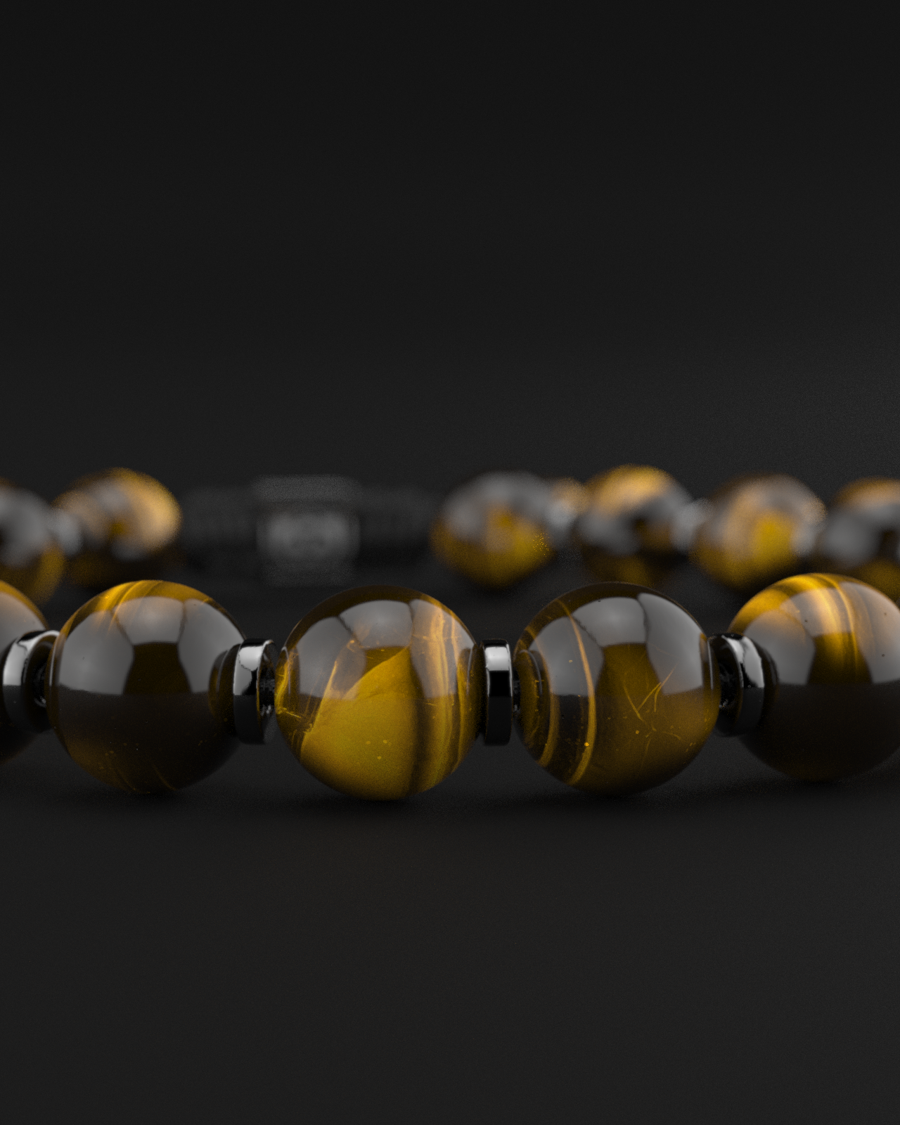 Tiger Eye Bracelet 8mm | Prayer