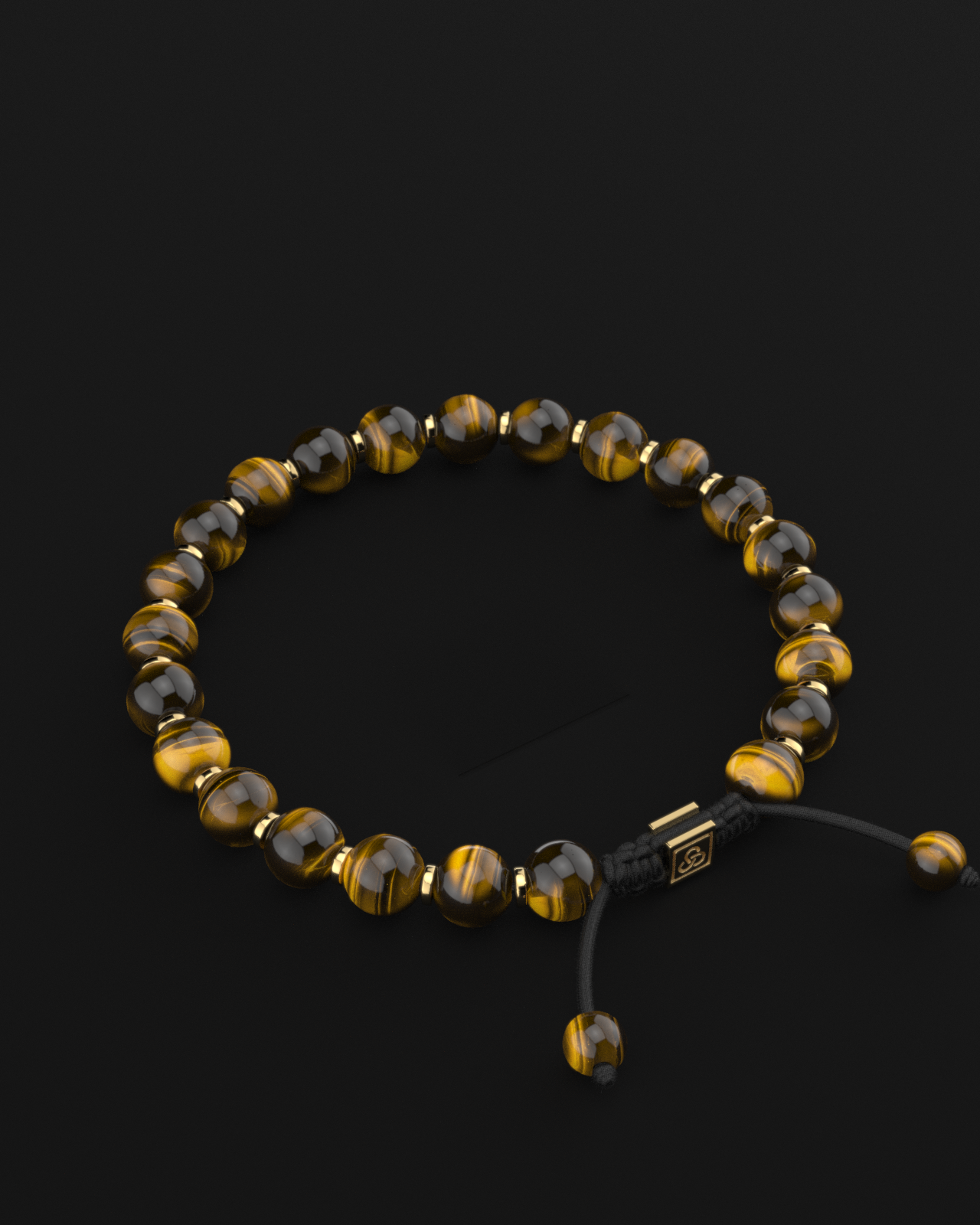 Tiger Eye Bracelet 8mm | Prayer