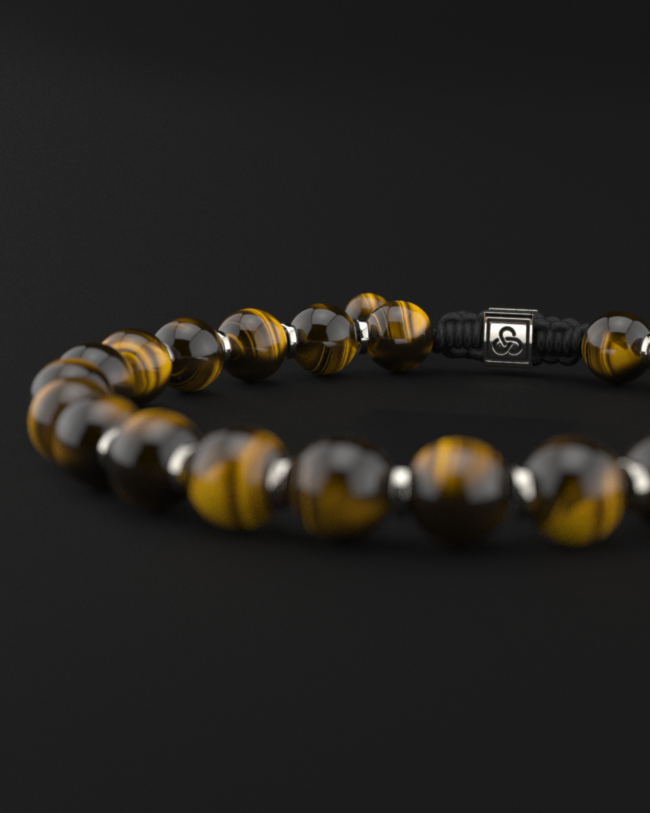 Tiger Eye Bracelet 8mm | Prayer