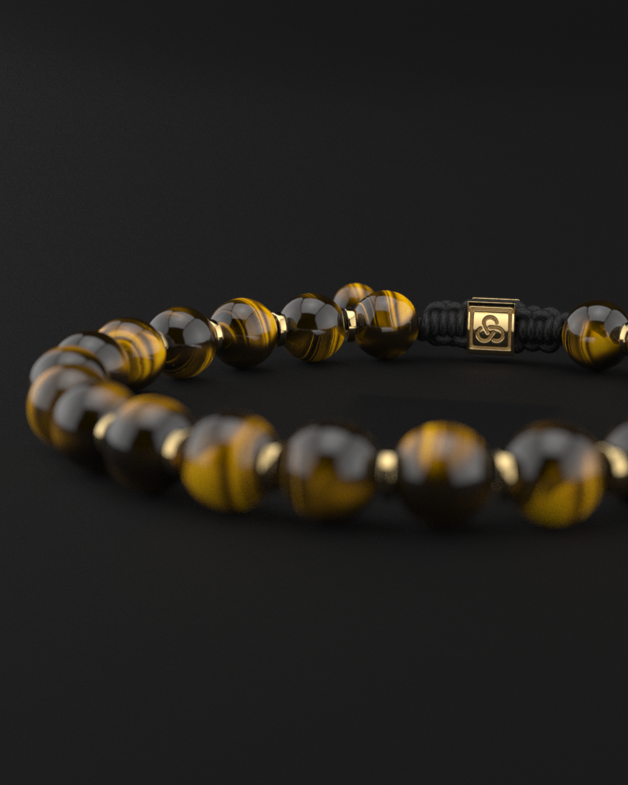 Tiger Eye Bracelet 8mm | Prayer