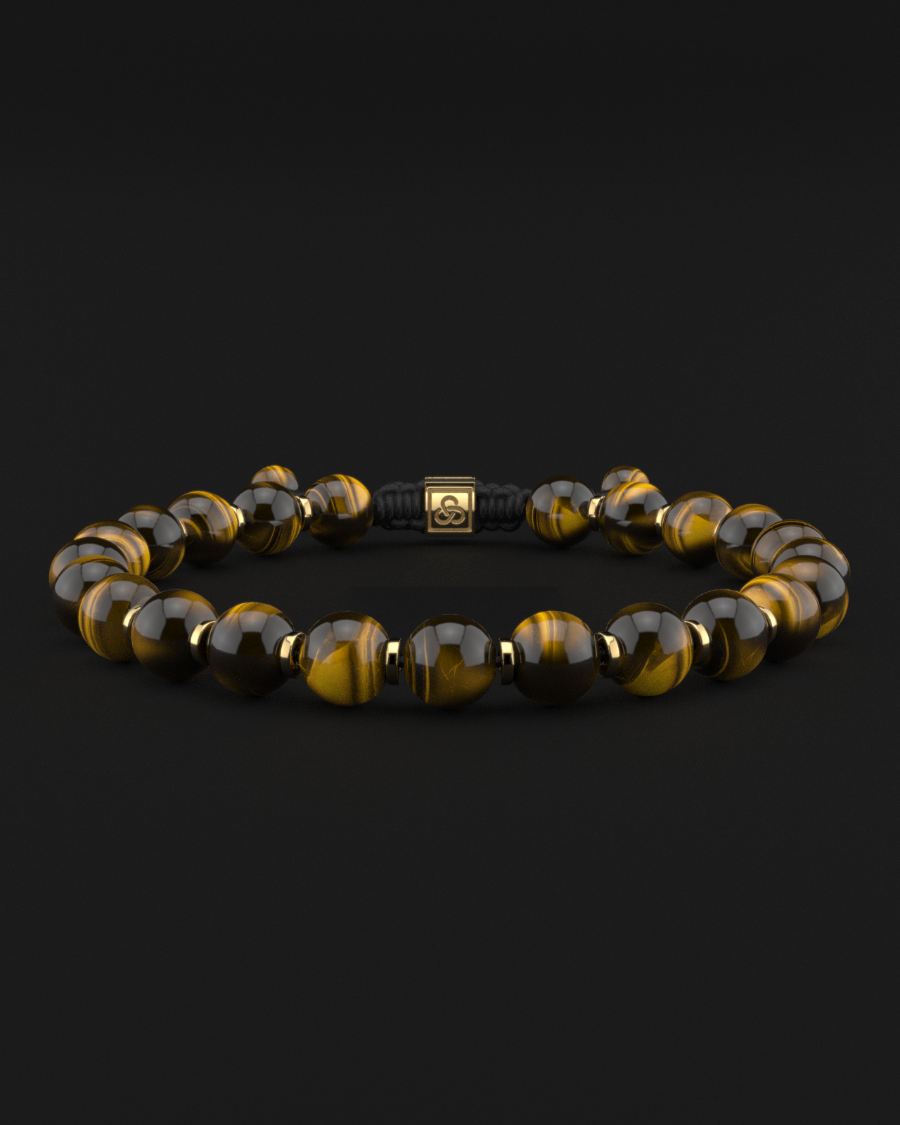 Tiger Eye Bracelet 8mm | Prayer