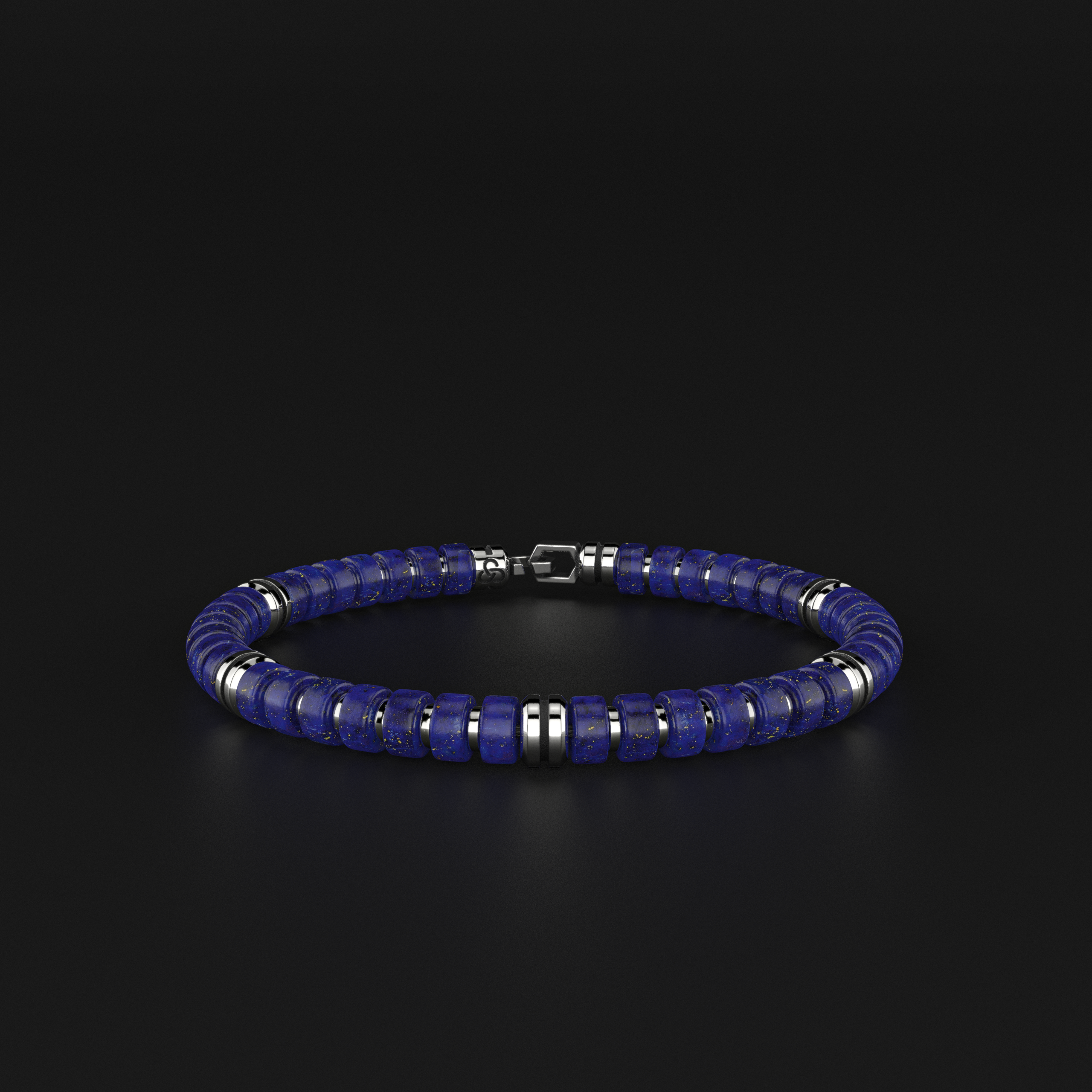 Lapis Lazuli Bracelet 6mm | Premium Spacer