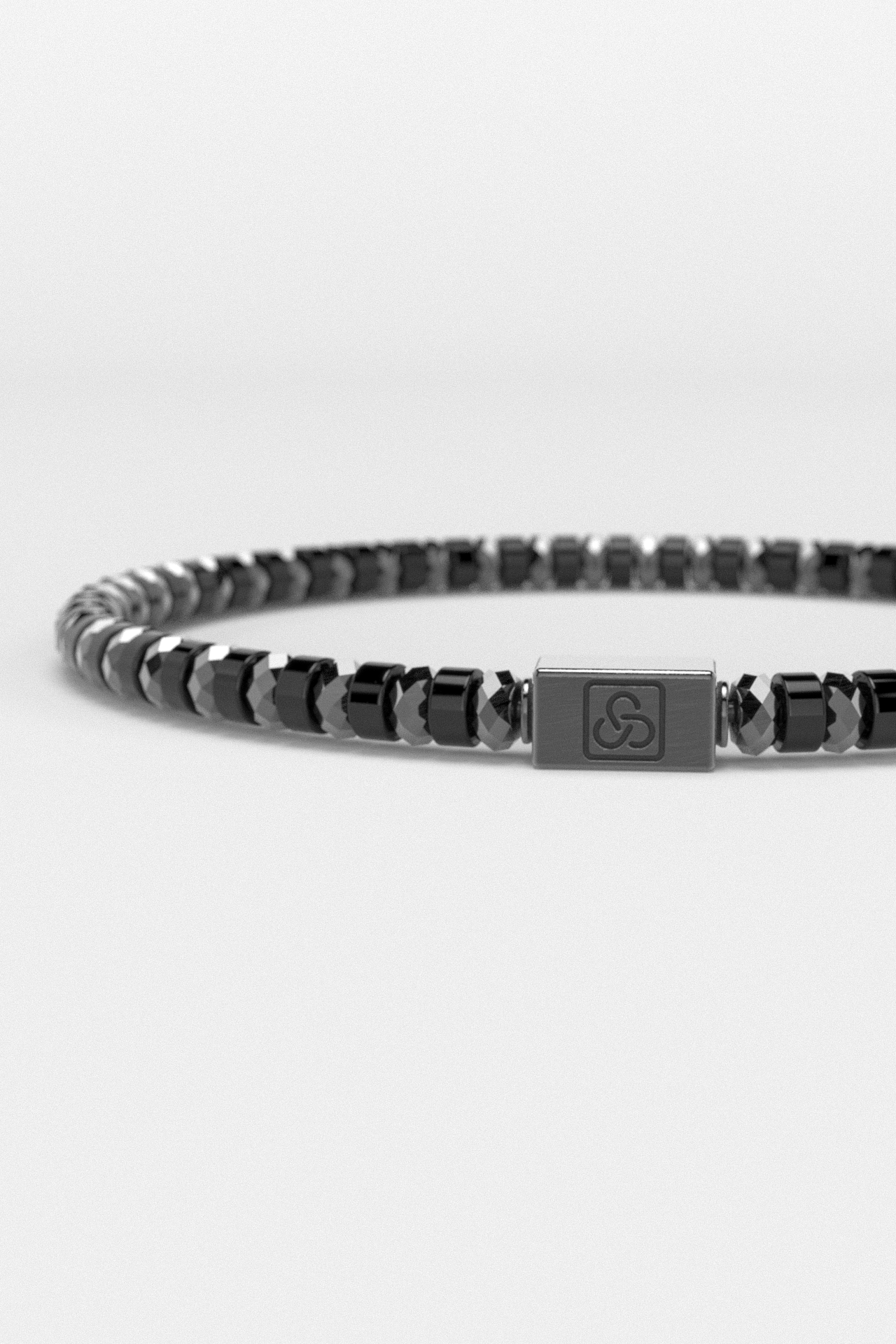 Onyx Bracelet 4mm | Spacer