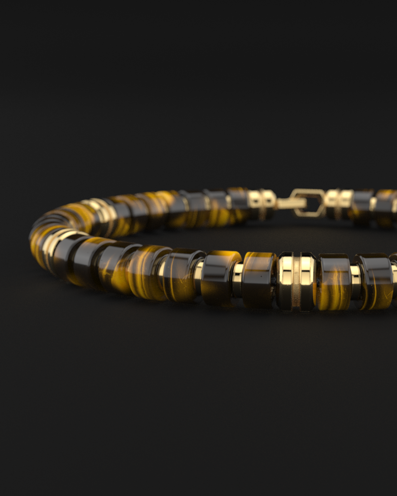 Tiger Eye Bracelet 6mm | Premium Spacer