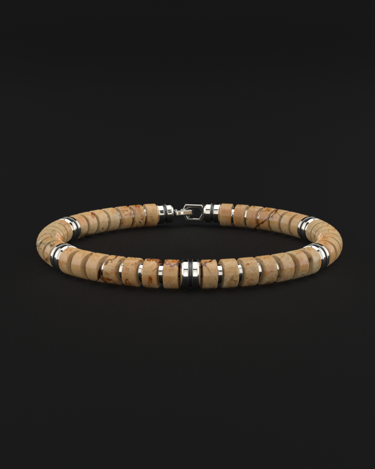 Jasper Bracelet 6mm | Premium Spacer