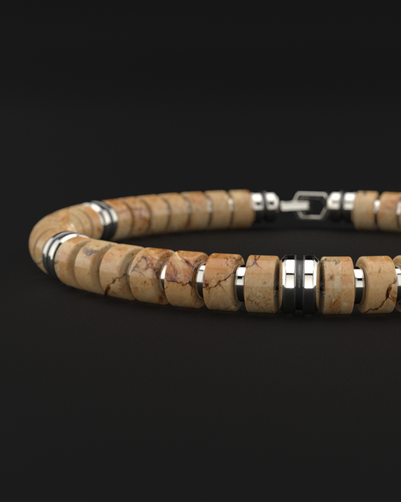 Jasper Bracelet 6mm | Premium Spacer