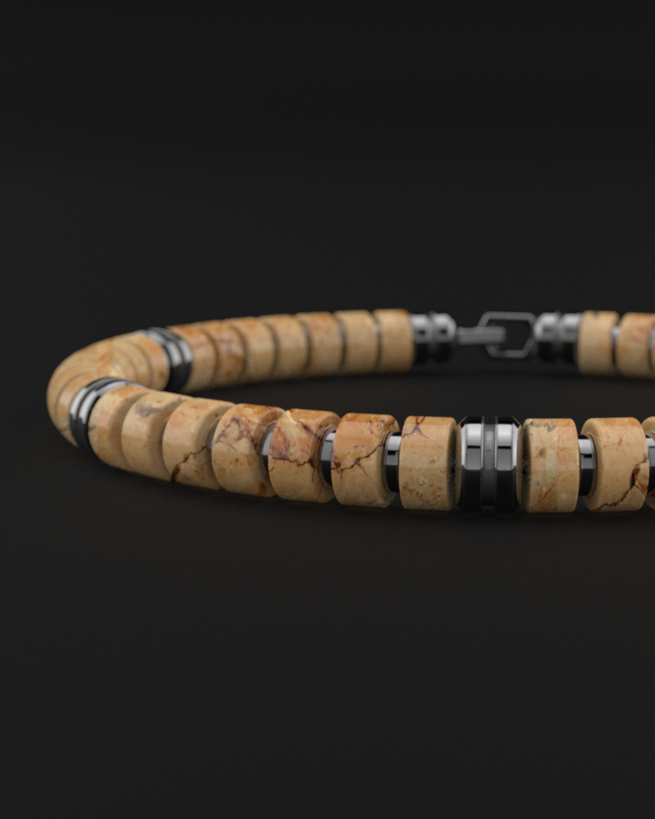 Jasper Bracelet 6mm | Premium Spacer