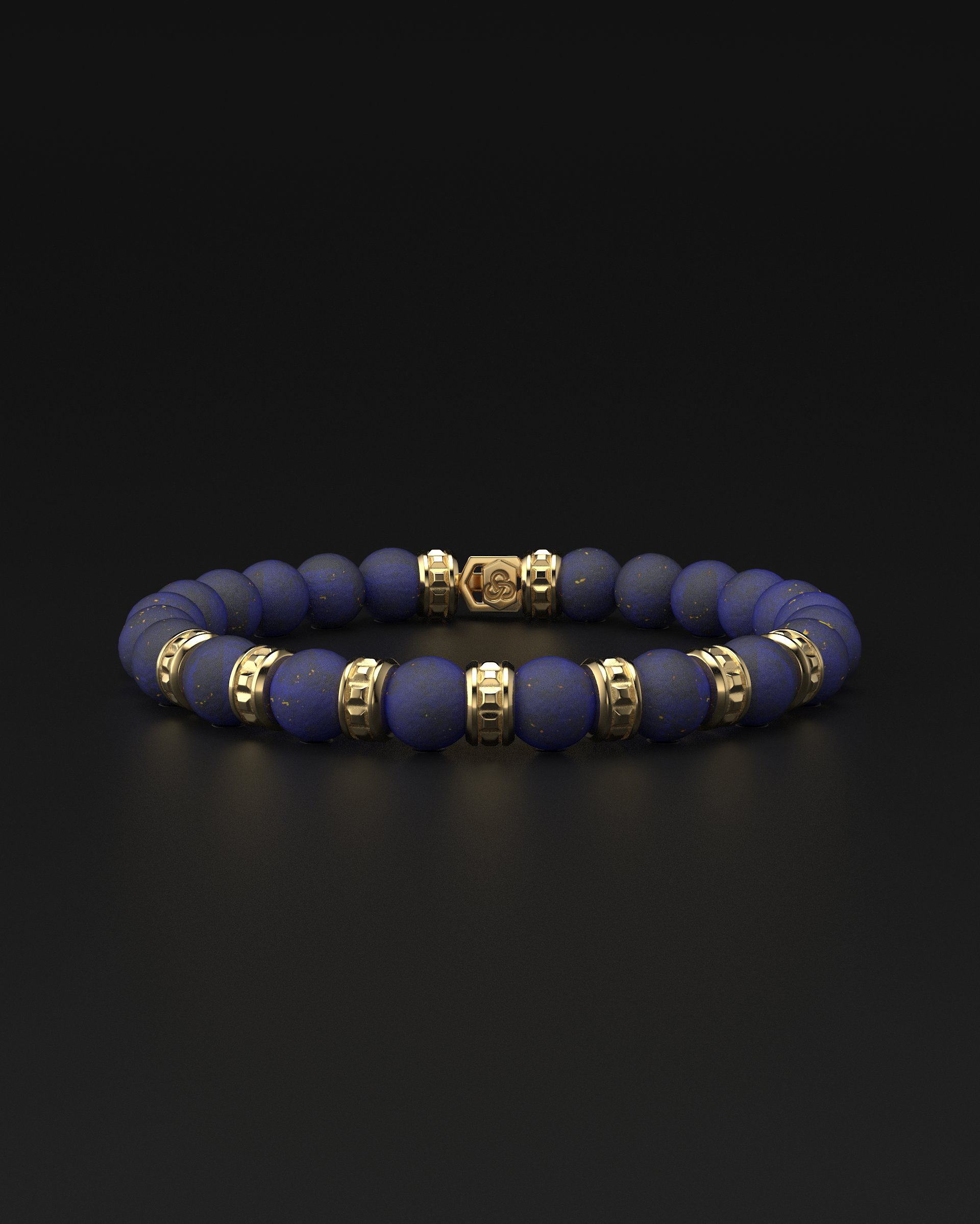 Bracciale Opaco Onice 6mm | Essenziale