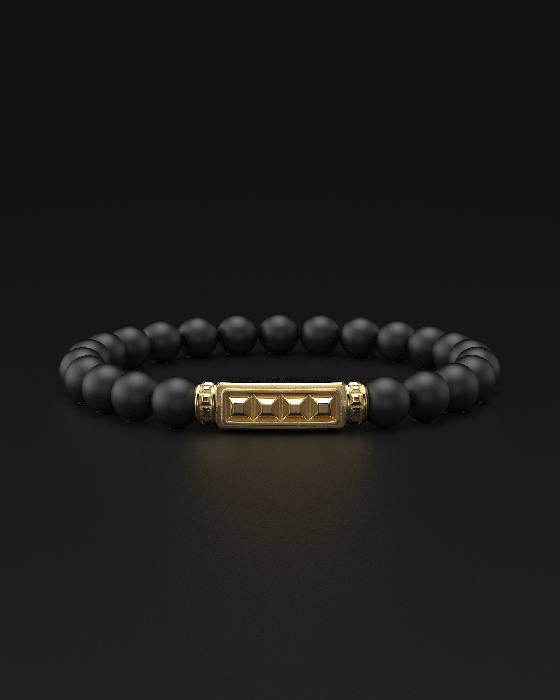 Bracciale Opaco Onice 6mm | Essenziale