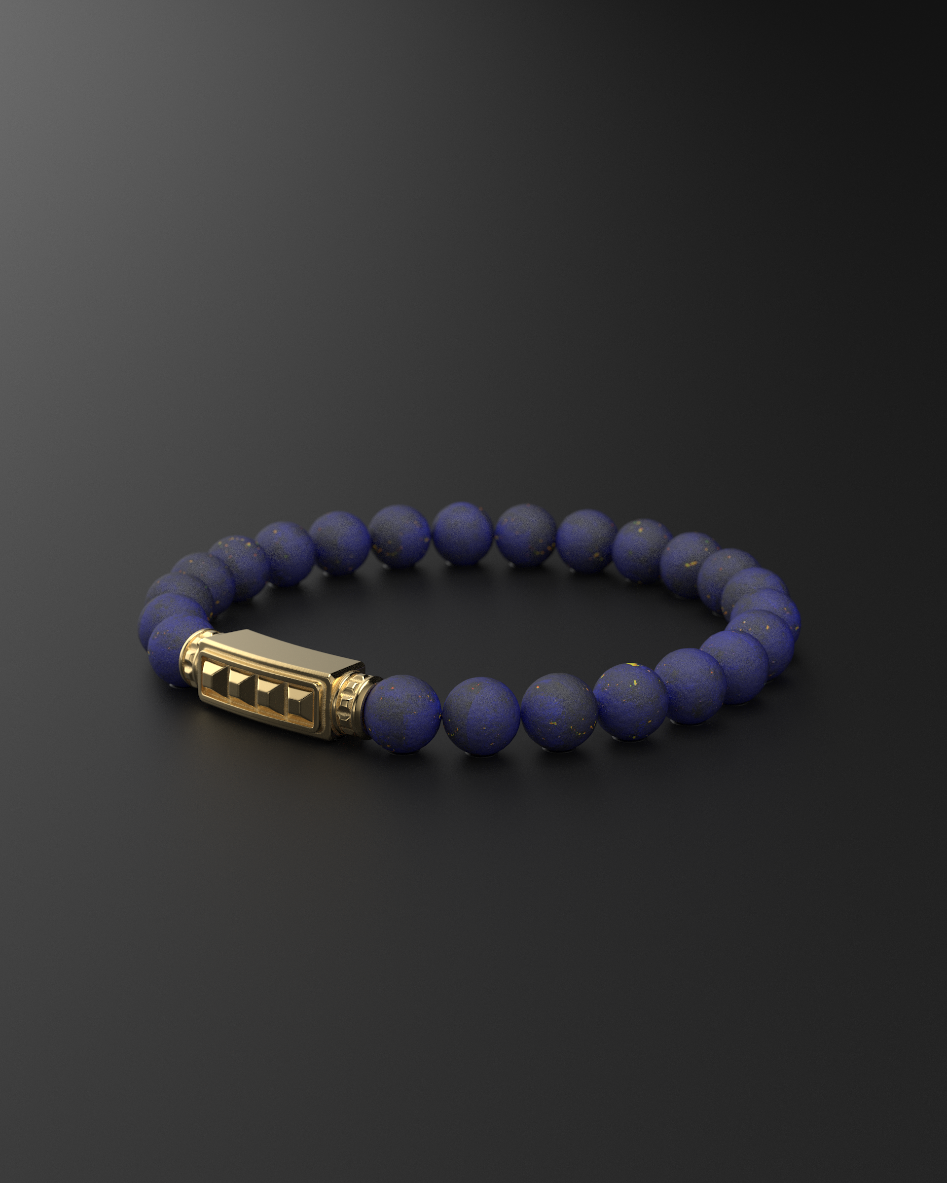 Bracciale Opaco Onice 6mm | Essenziale