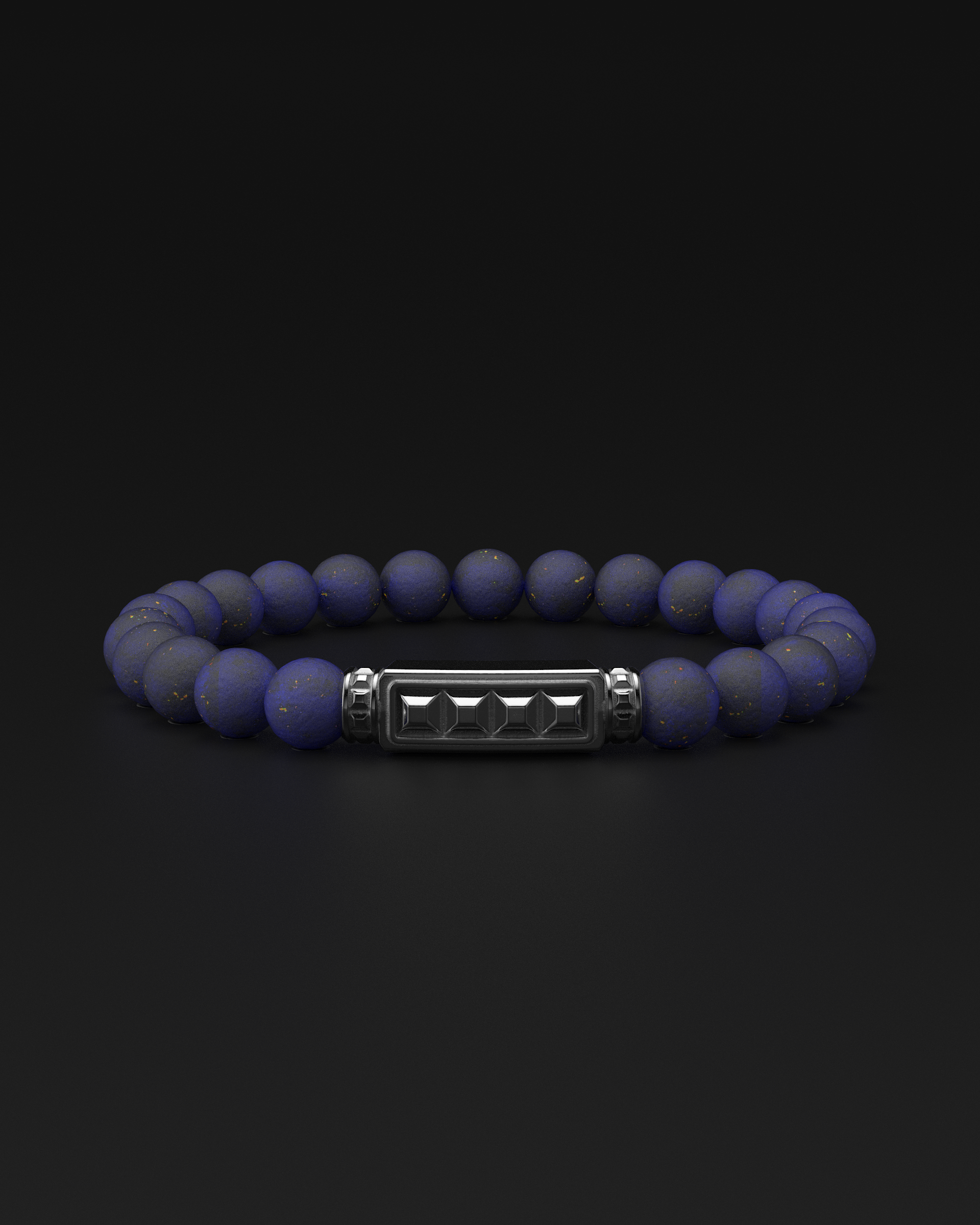 Bracciale Opaco Onice 6mm | Essenziale