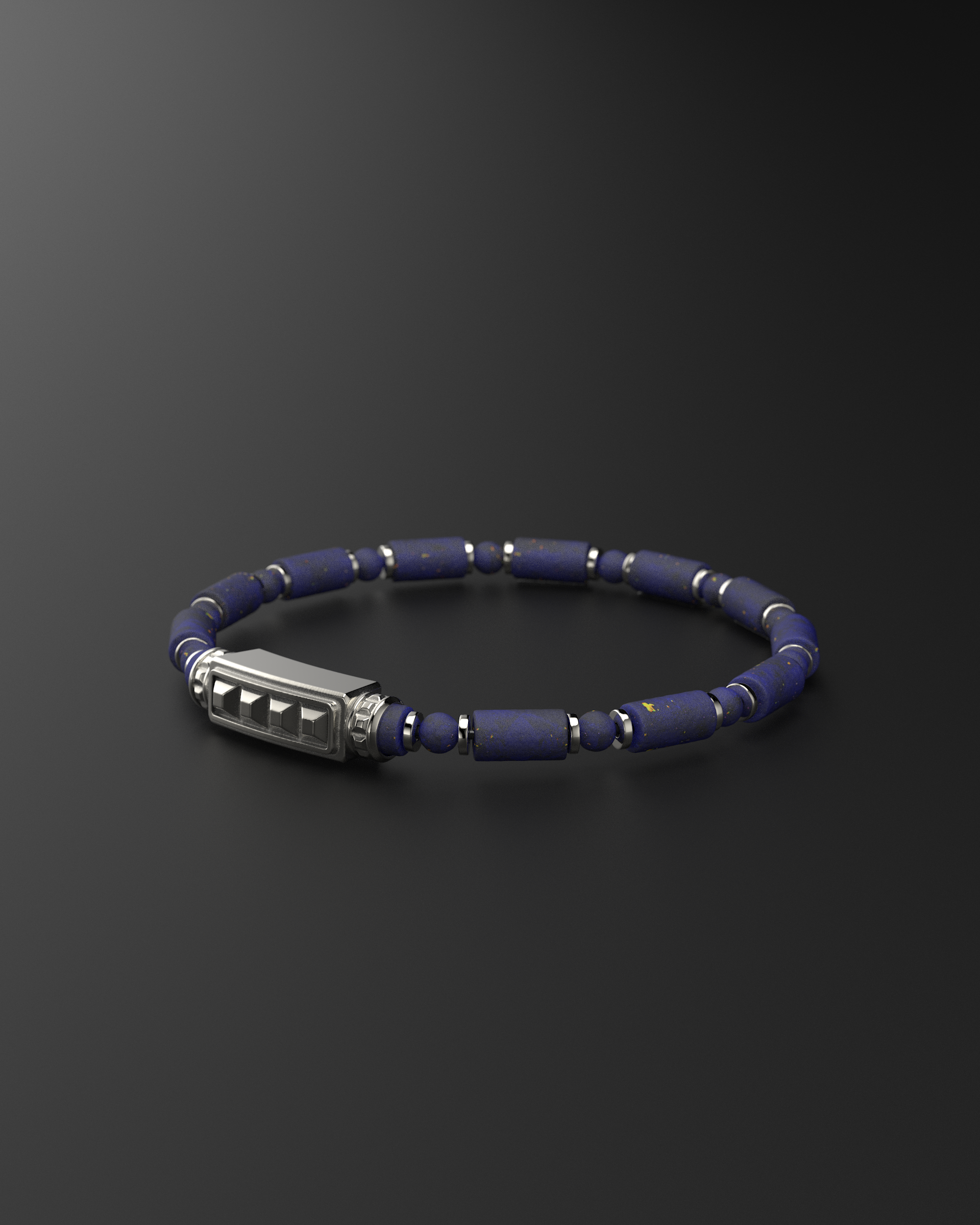 Bracciale Opaco Onice 6mm | Essenziale