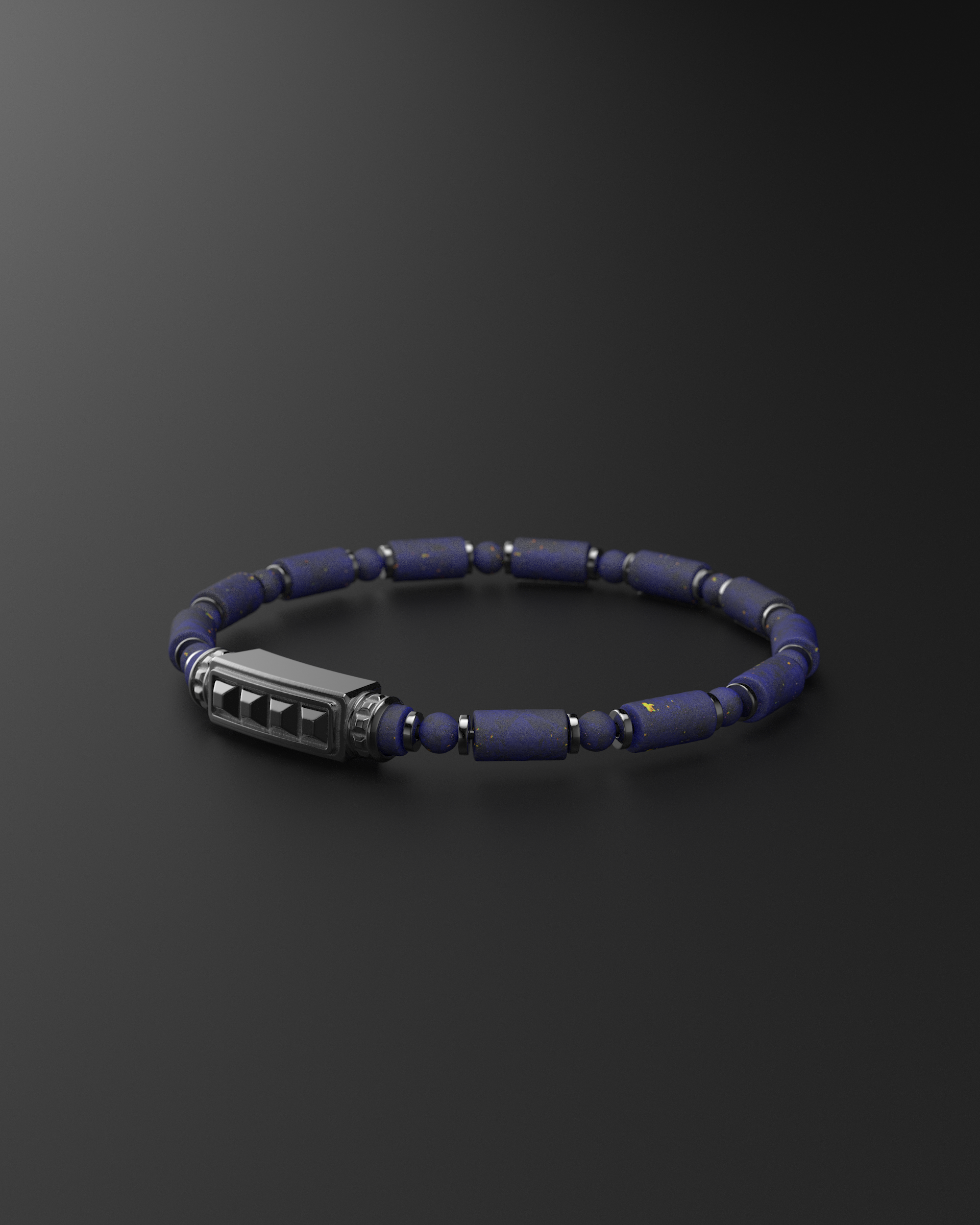 Bracciale Opaco Onice 6mm | Essenziale