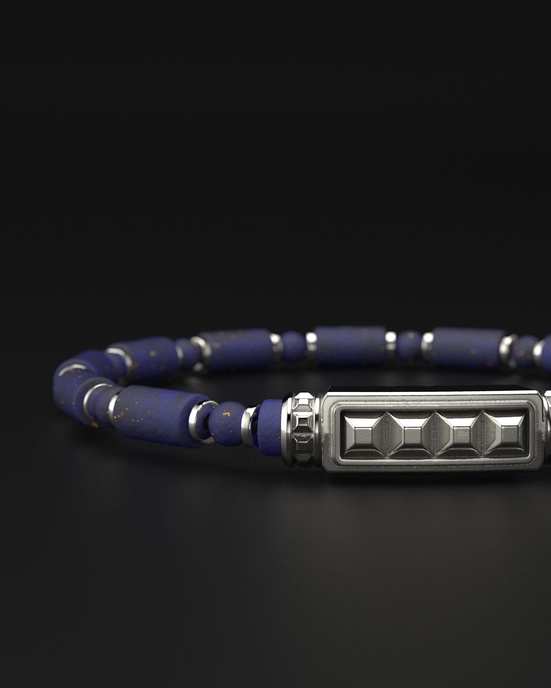 Bracciale Opaco Onice 6mm | Essenziale