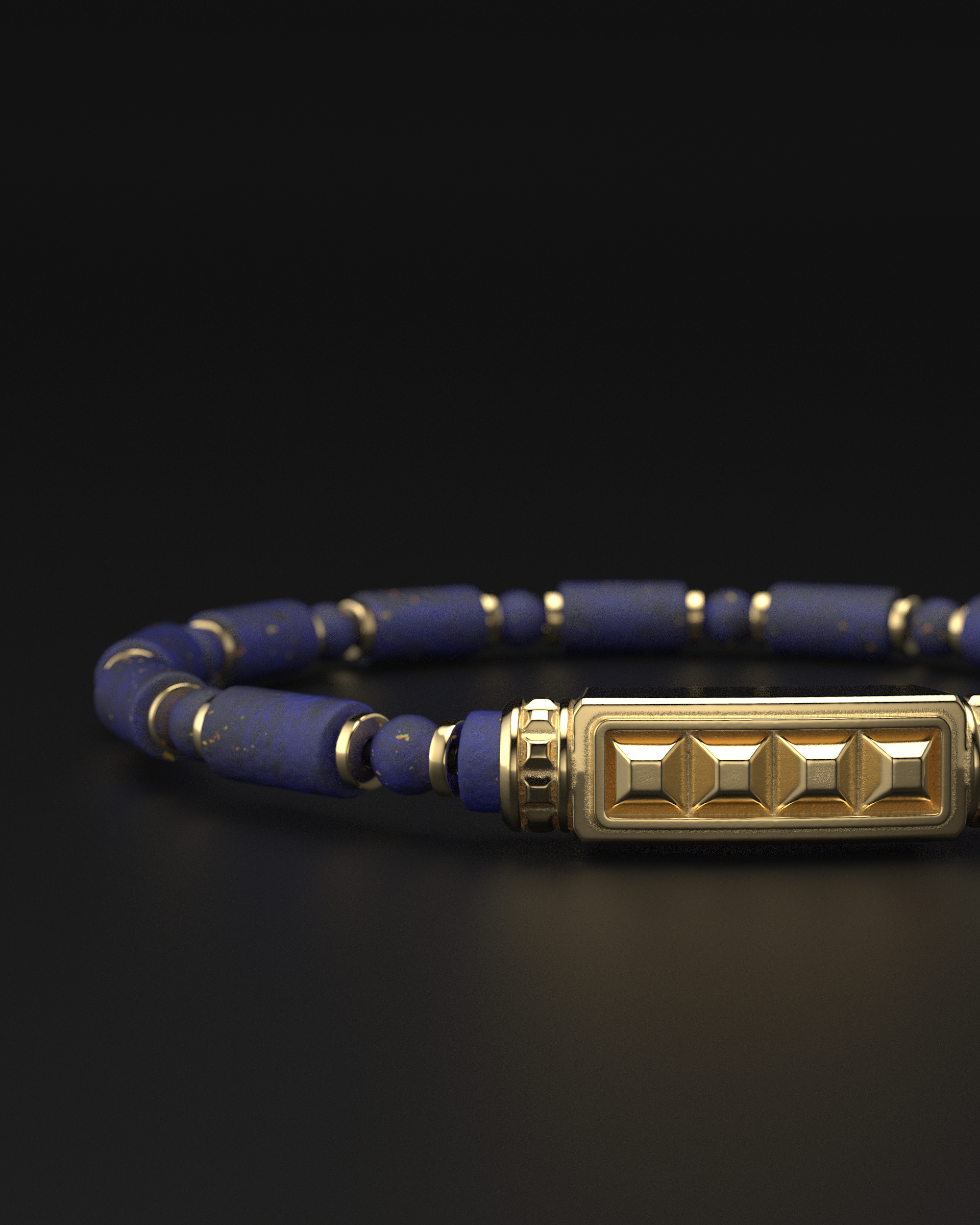 Bracciale Opaco Onice 6mm | Essenziale