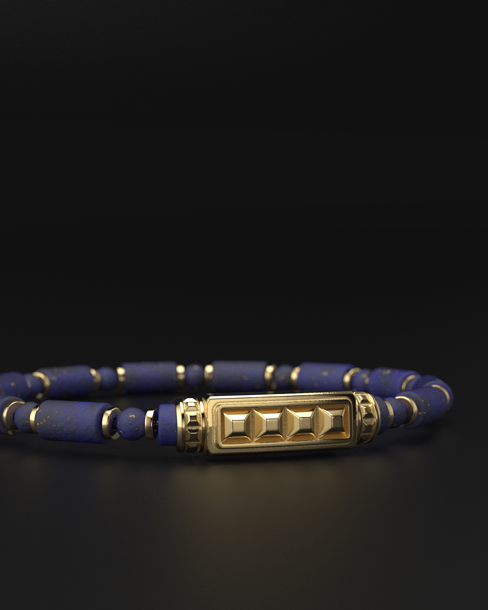 Bracciale Opaco Onice 6mm | Essenziale