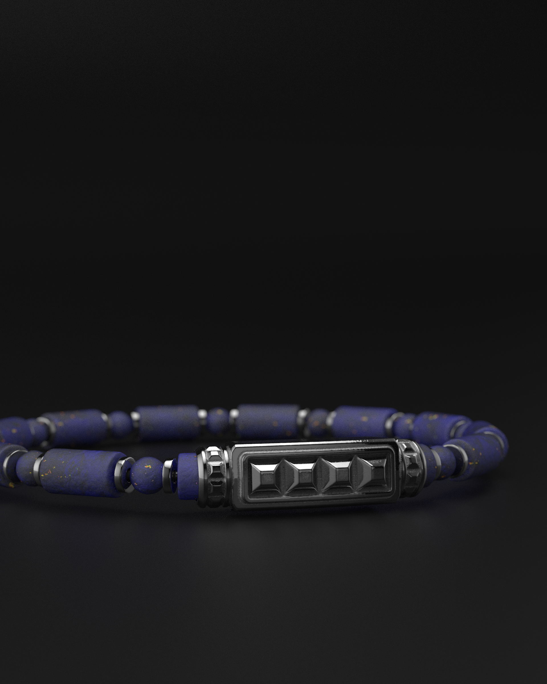 Bracciale Opaco Onice 6mm | Essenziale