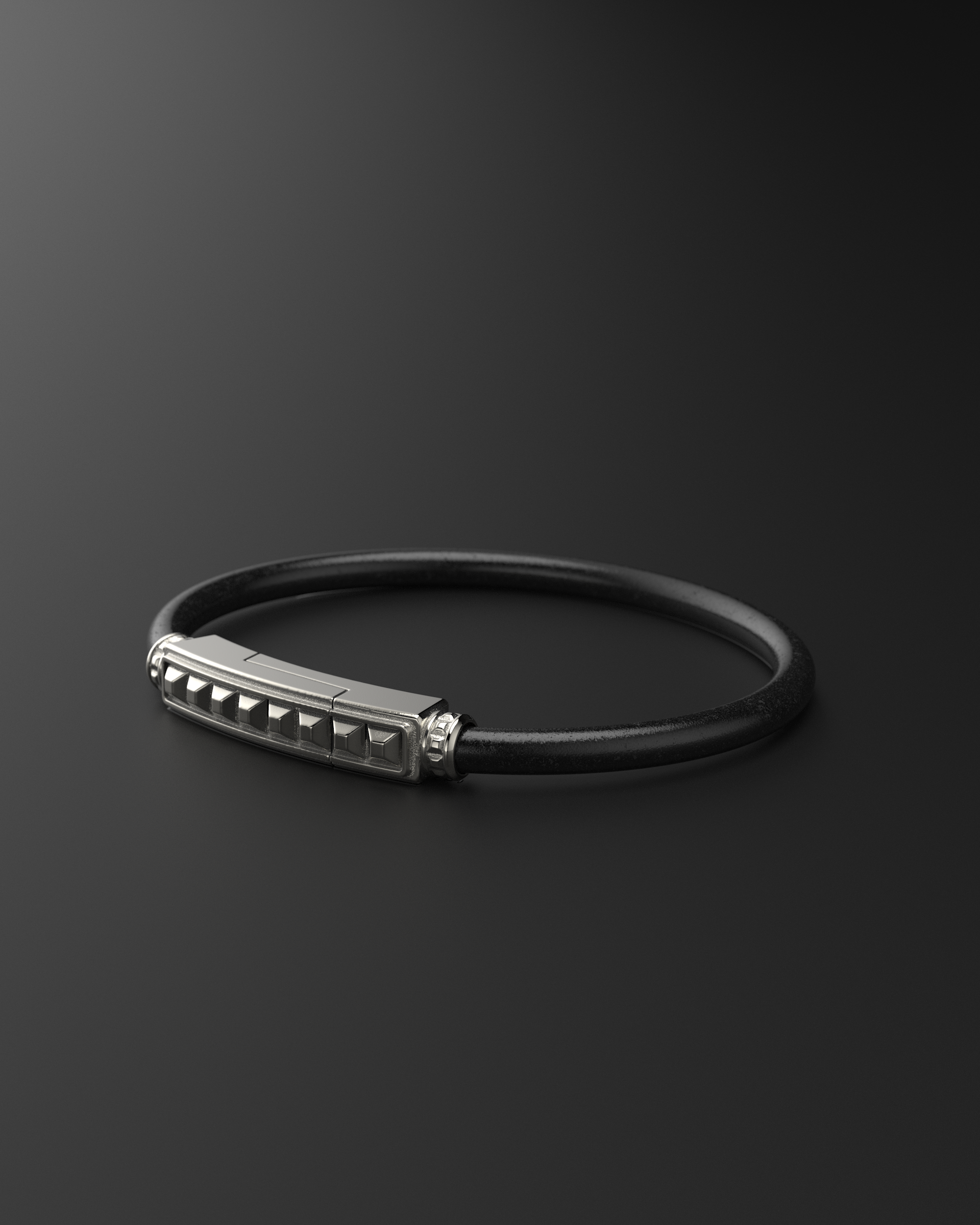 Bracciale Opaco Onice 6mm | Essenziale