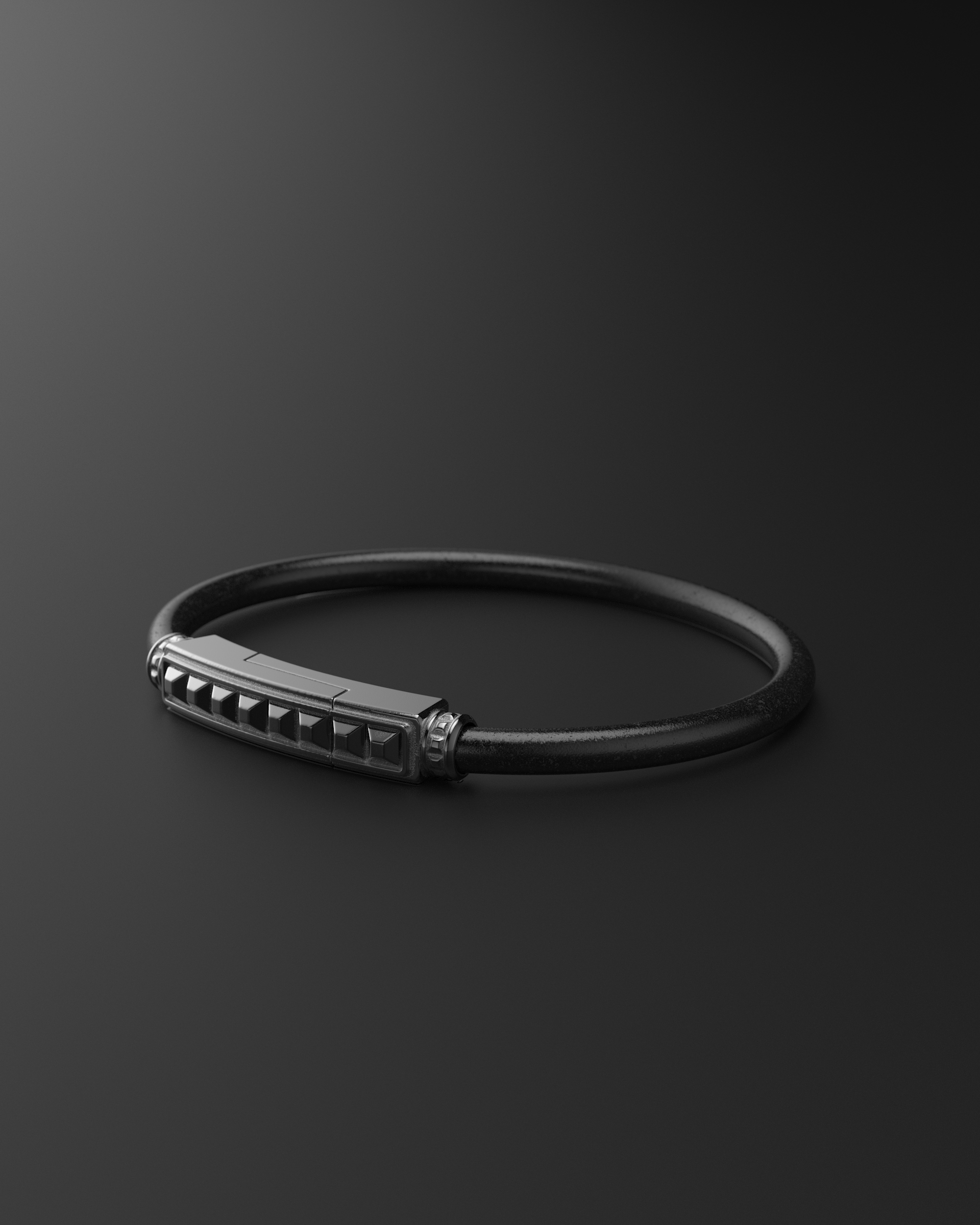 Bracciale Opaco Onice 6mm | Essenziale