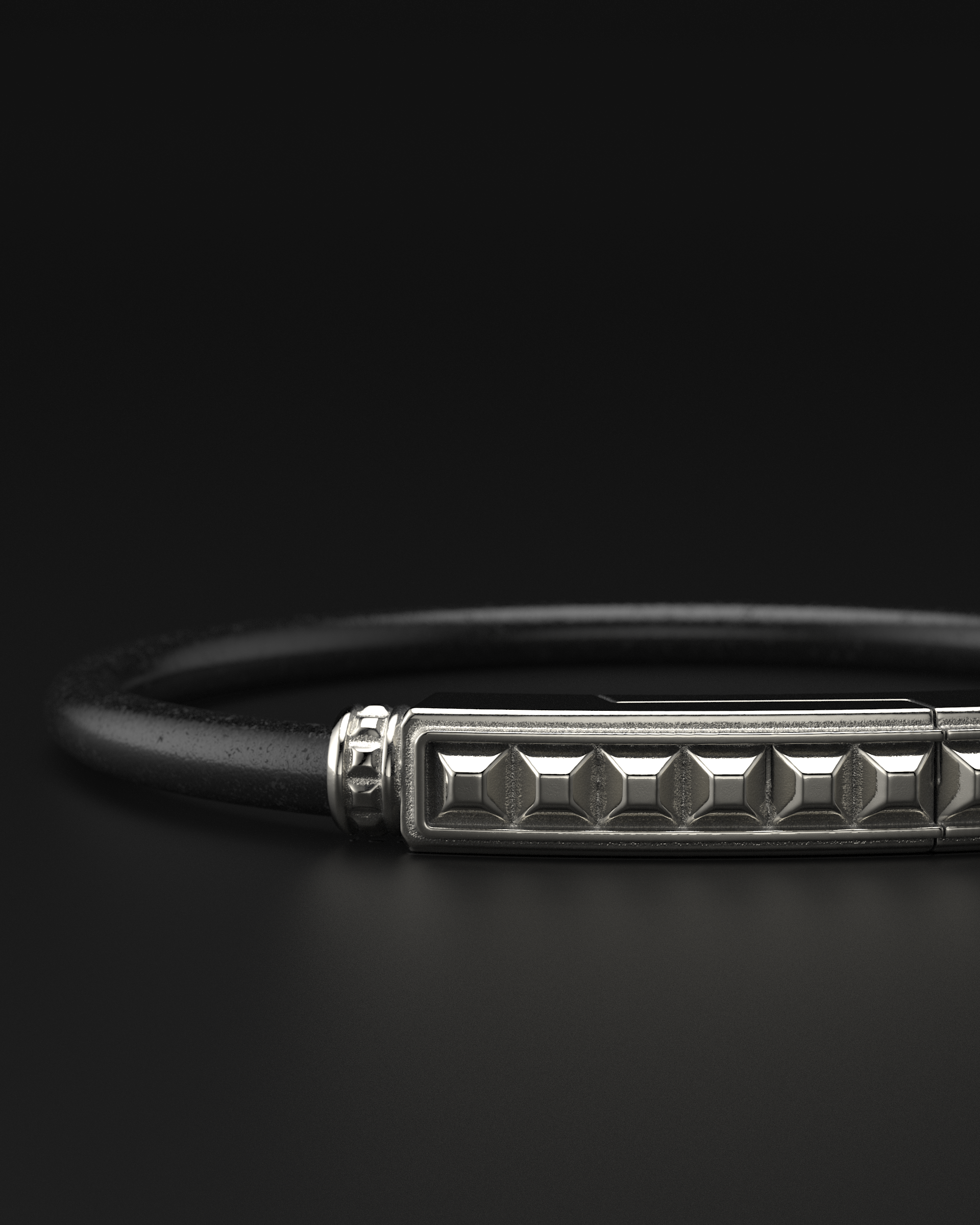Bracciale Opaco Onice 6mm | Essenziale