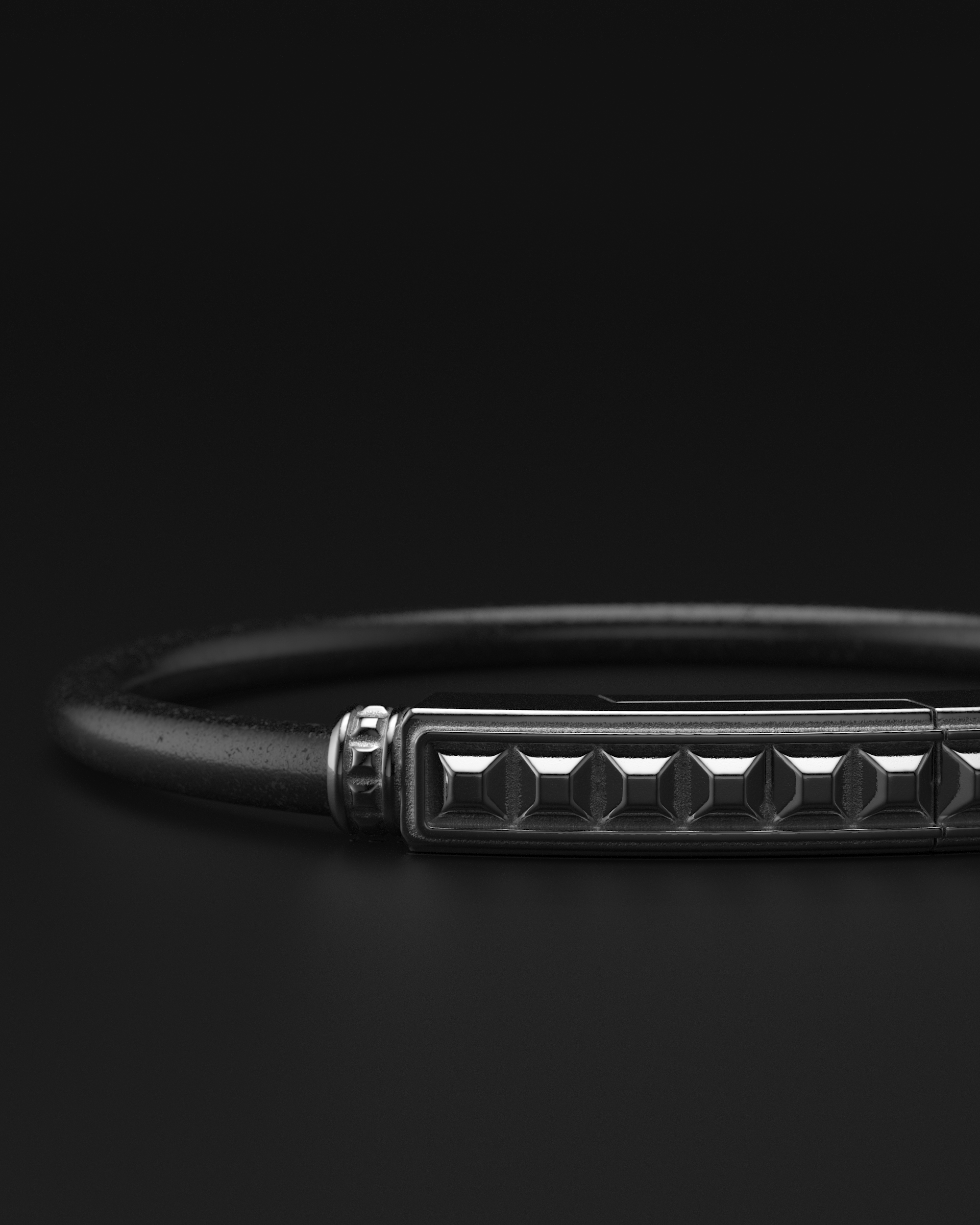 Bracciale Opaco Onice 6mm | Essenziale