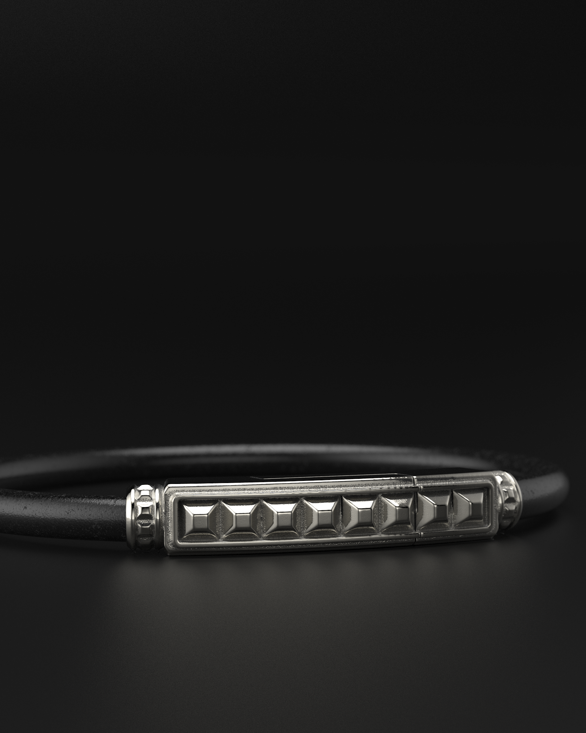Bracciale Opaco Onice 6mm | Essenziale