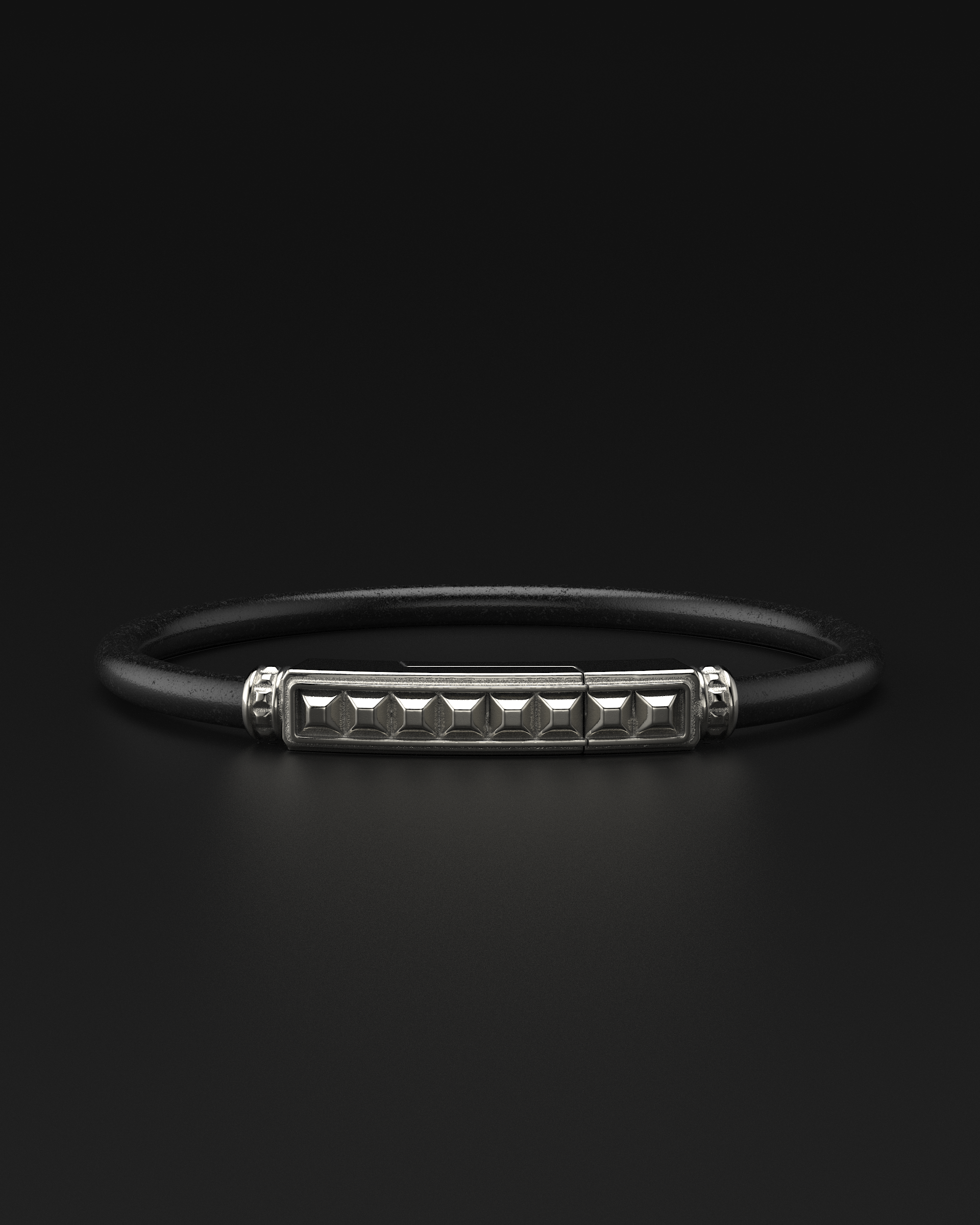 Bracciale Opaco Onice 6mm | Essenziale