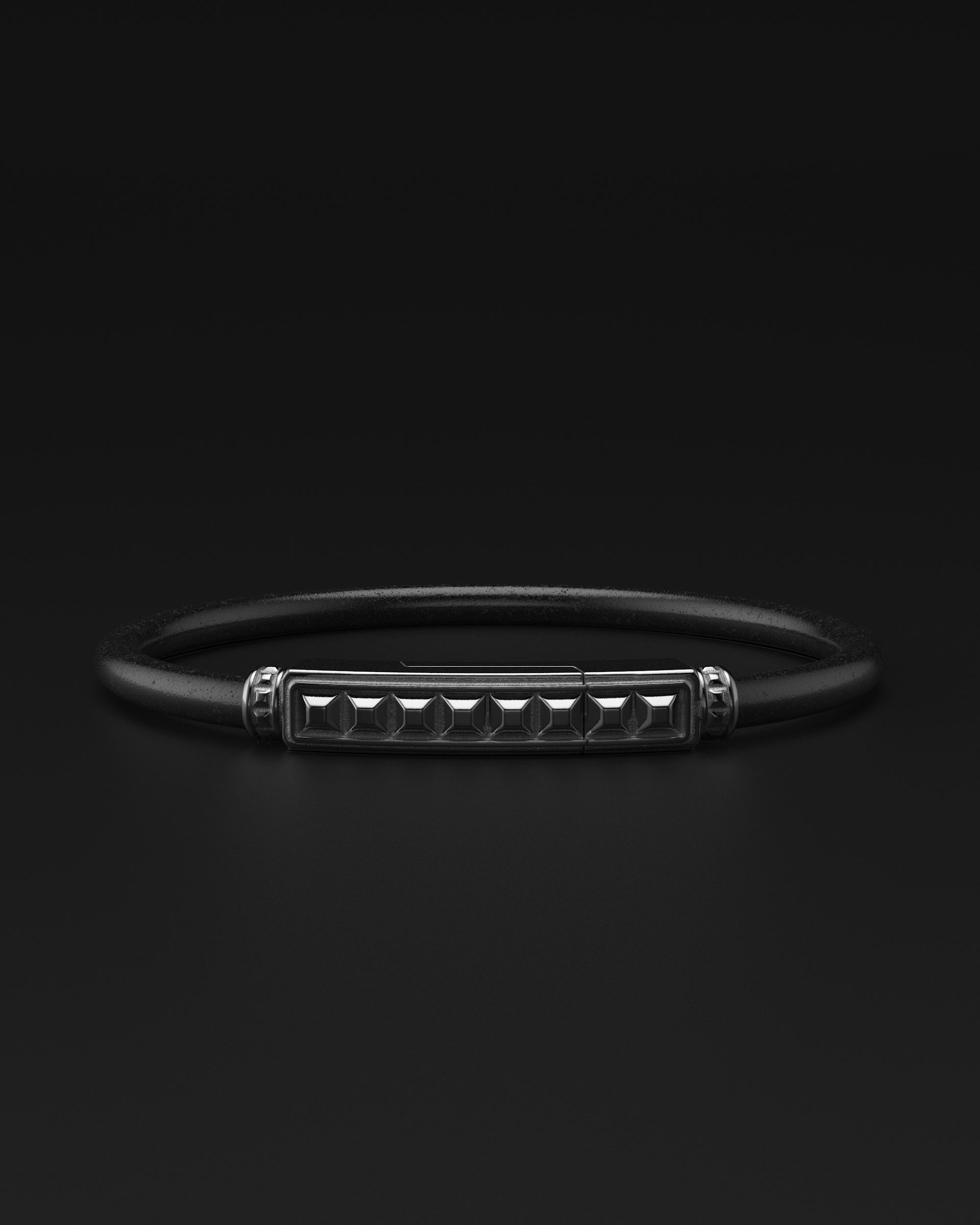 Bracciale Opaco Onice 6mm | Essenziale