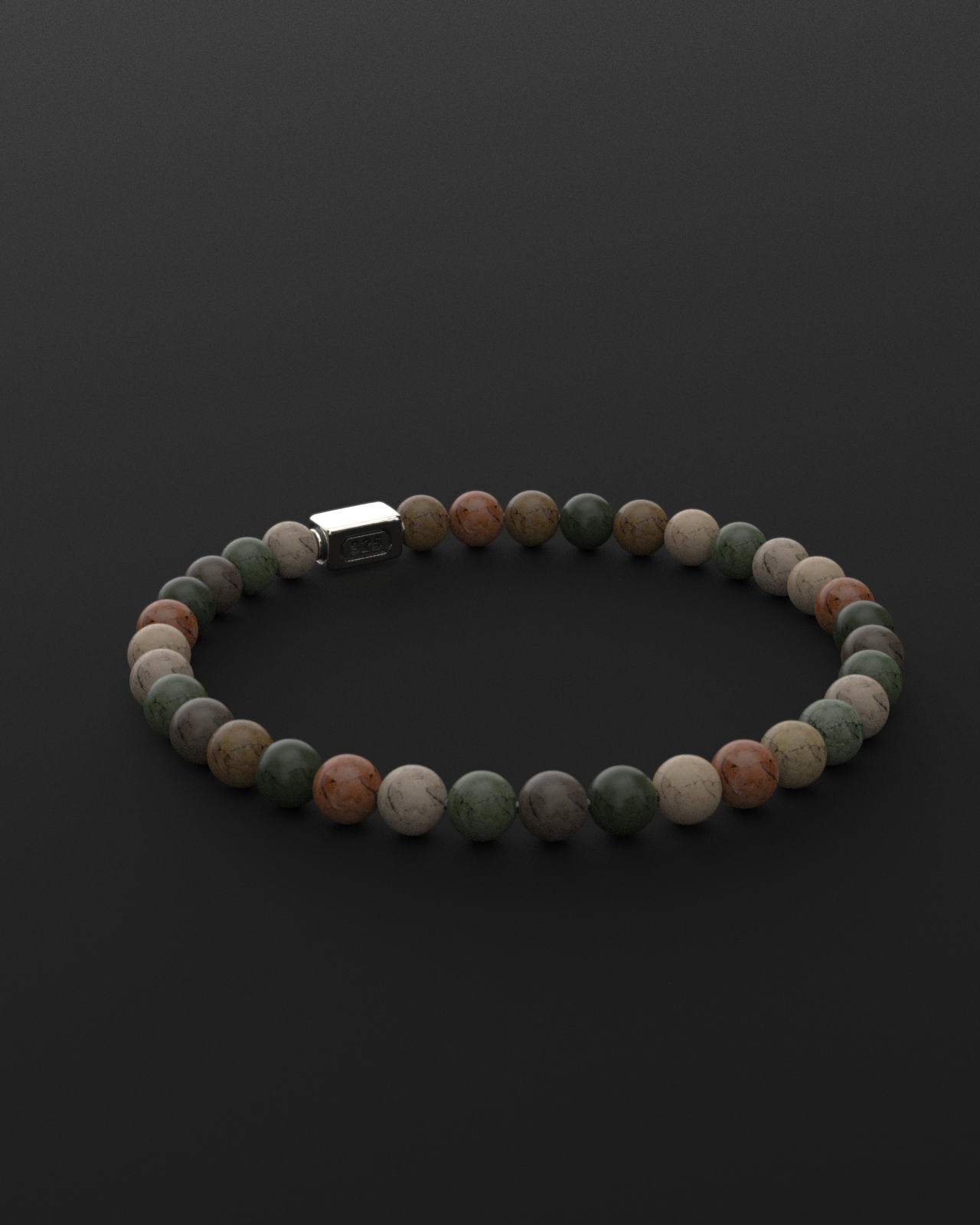 Picasso Agate Bracelet 6mm | Essential