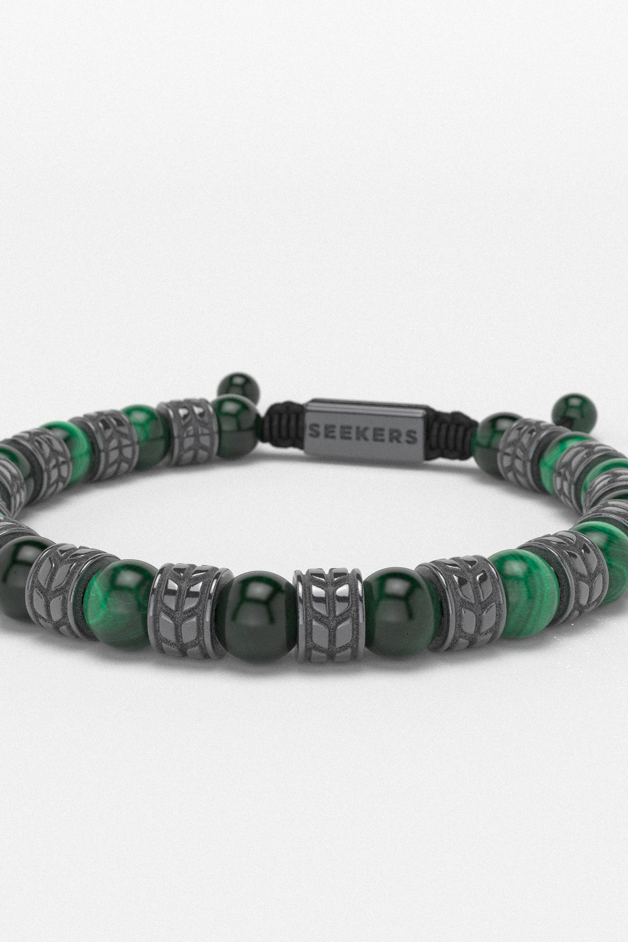 Green Malachite Bracelet 8mm | Royale