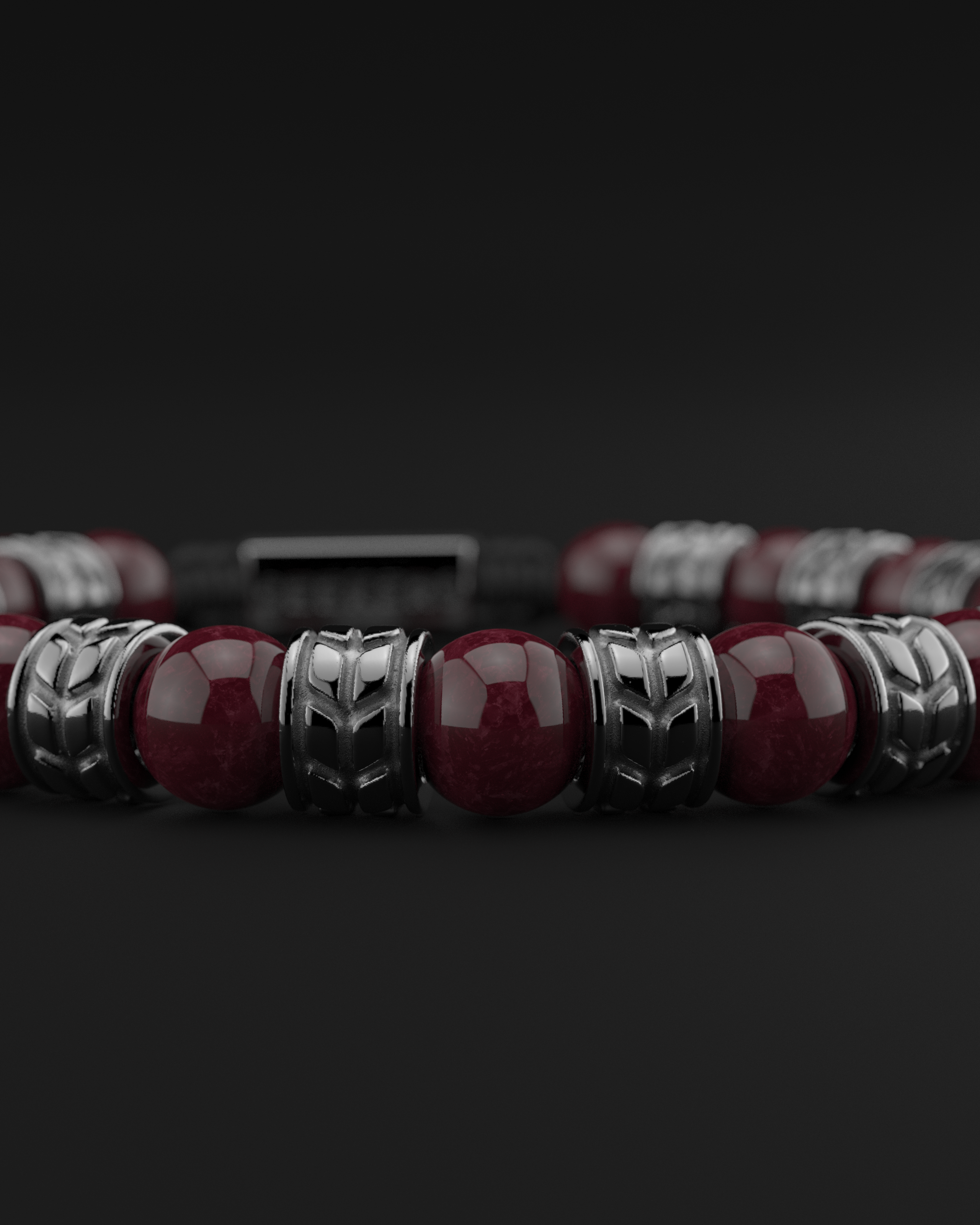 Red Garnet Bracelet 8mm | Royale